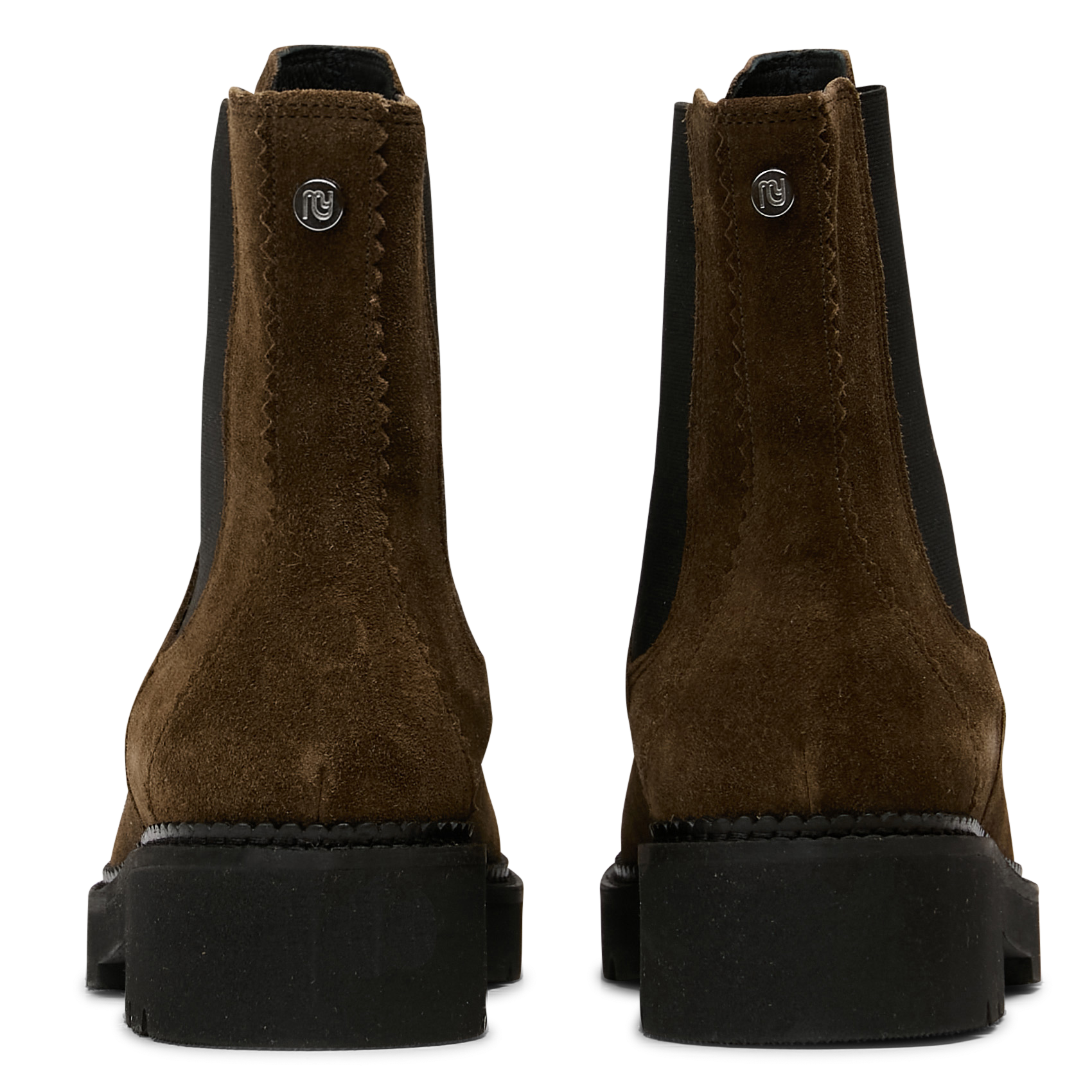 Bottines en cuir MELLOW YELLOW Kaki