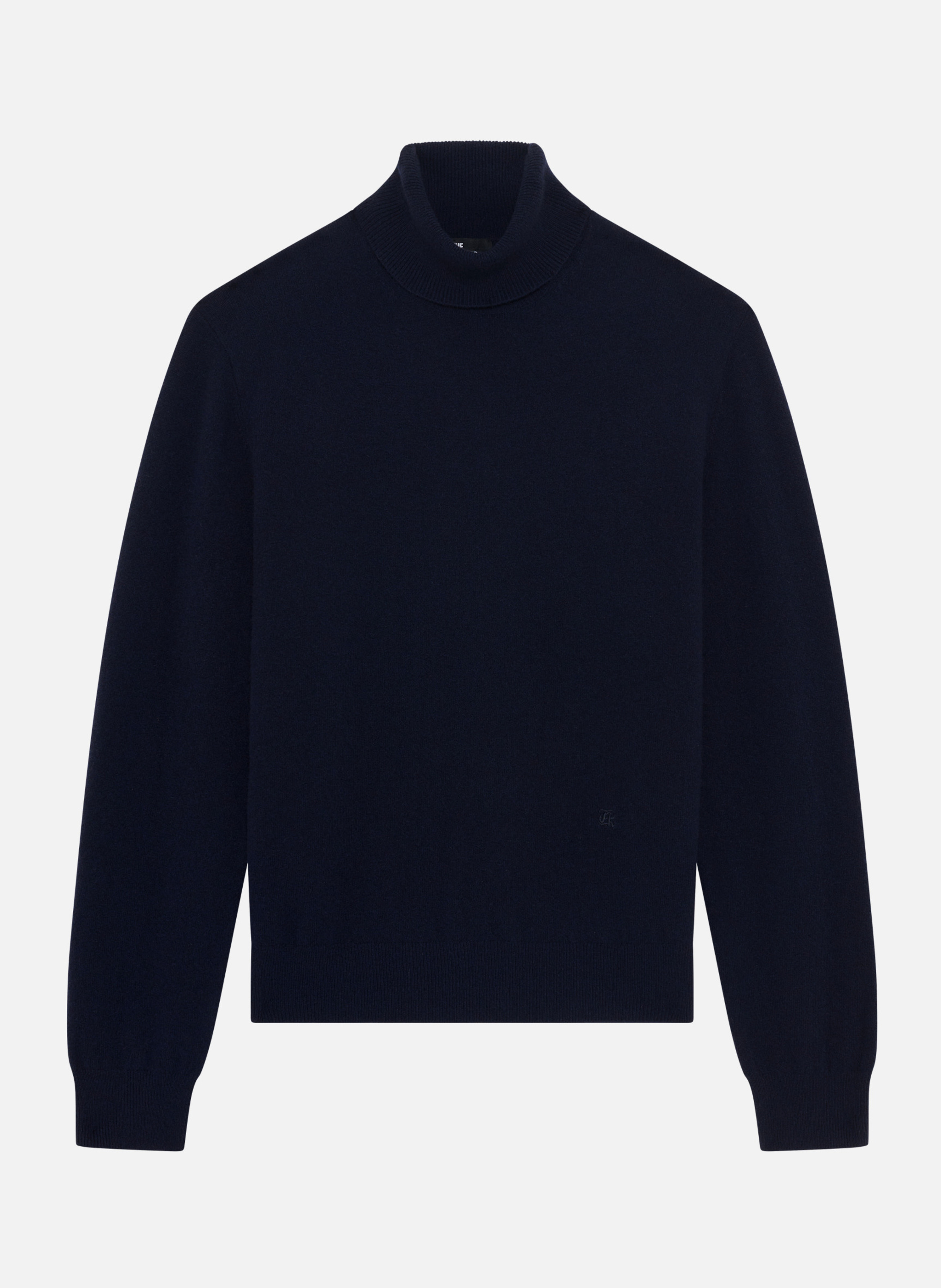 Cashmere polo neck sweater Blue