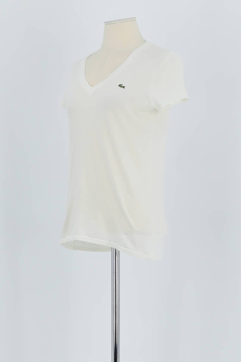 T-shirt LACOSTE - SECONDE MAIN White