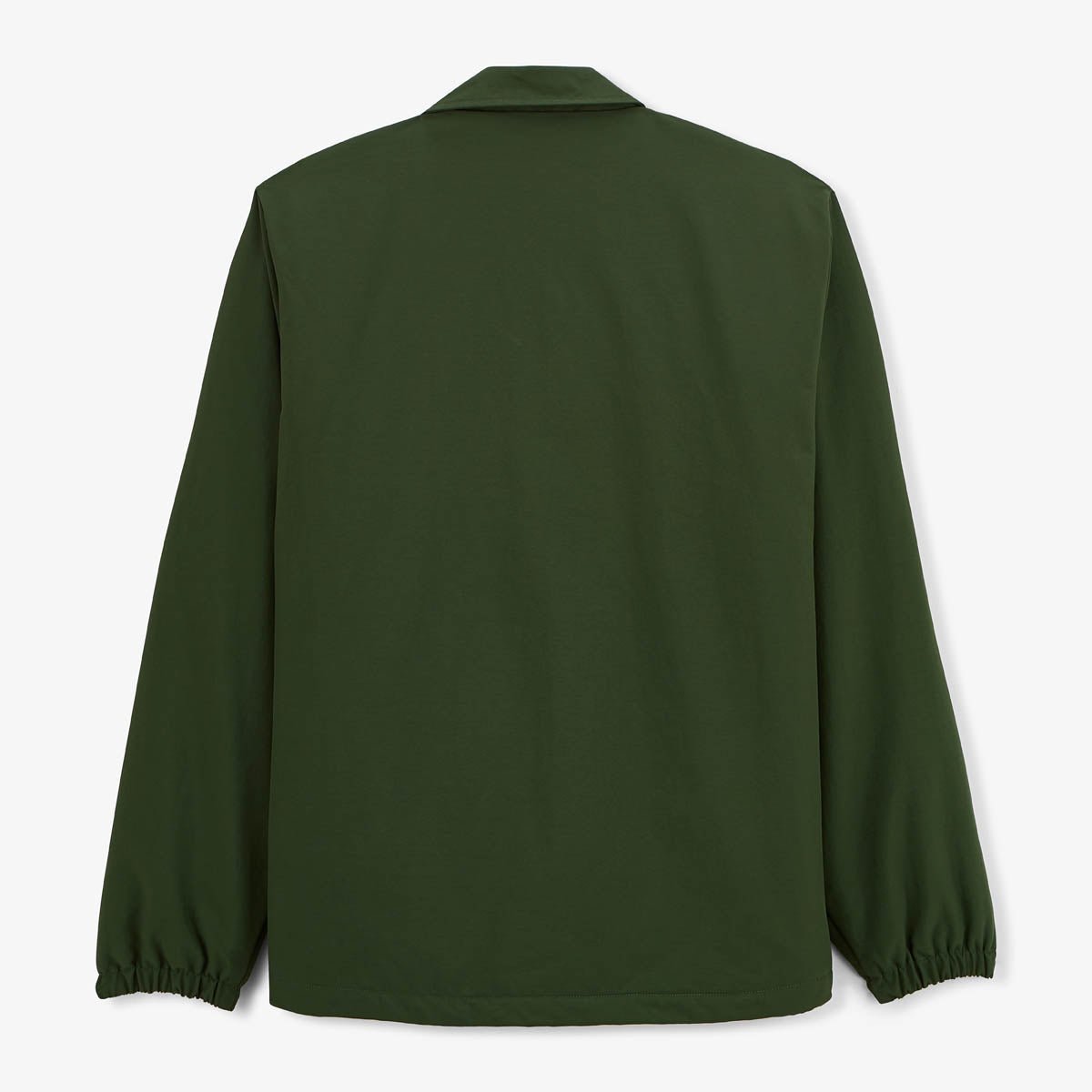 Water-repellent parka with embroidered badge SERGE BLANCO Green