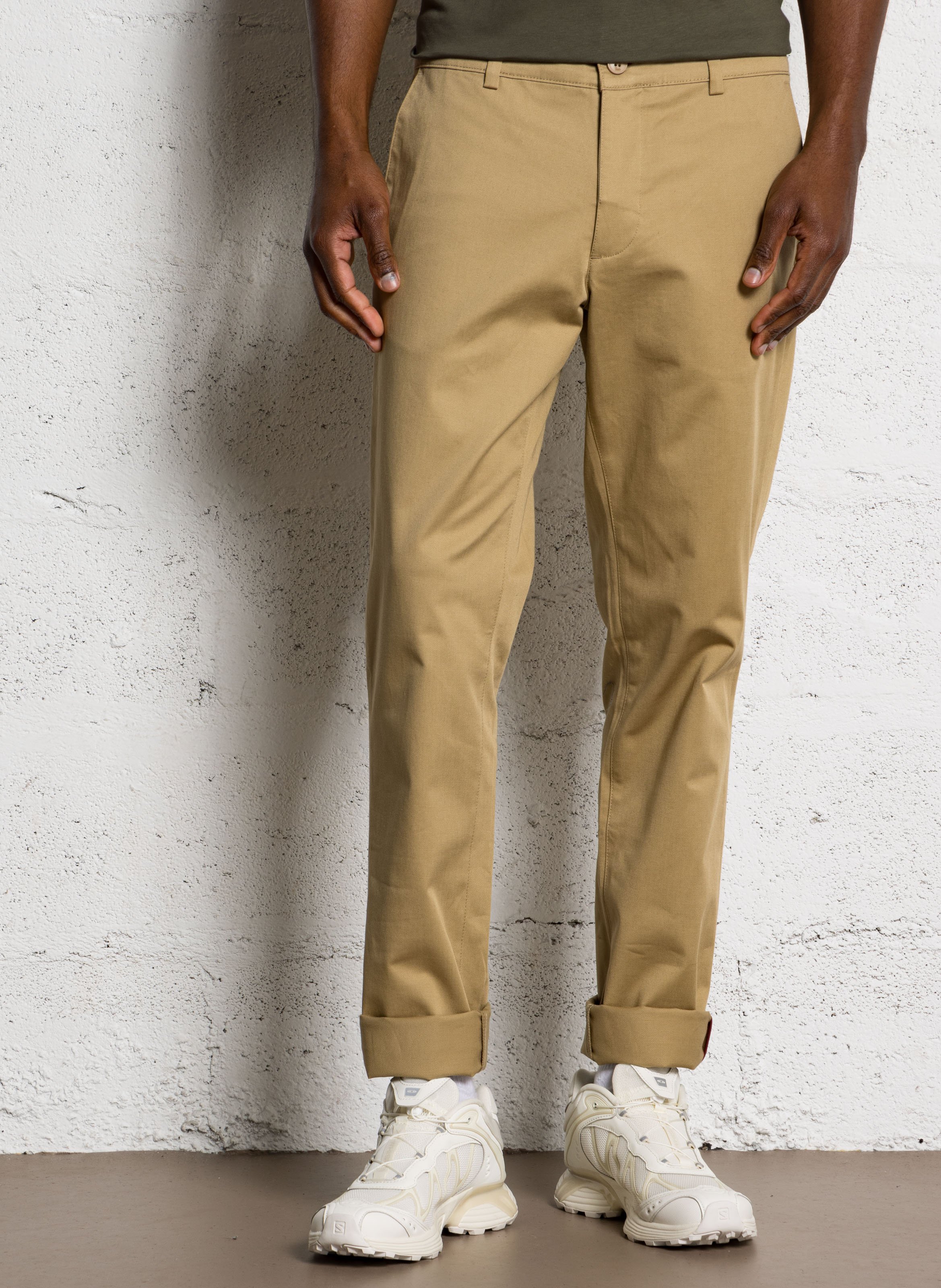 Gerade geschnittene Hose aus Bio-Baumwoll-Mix CHEVIGNON