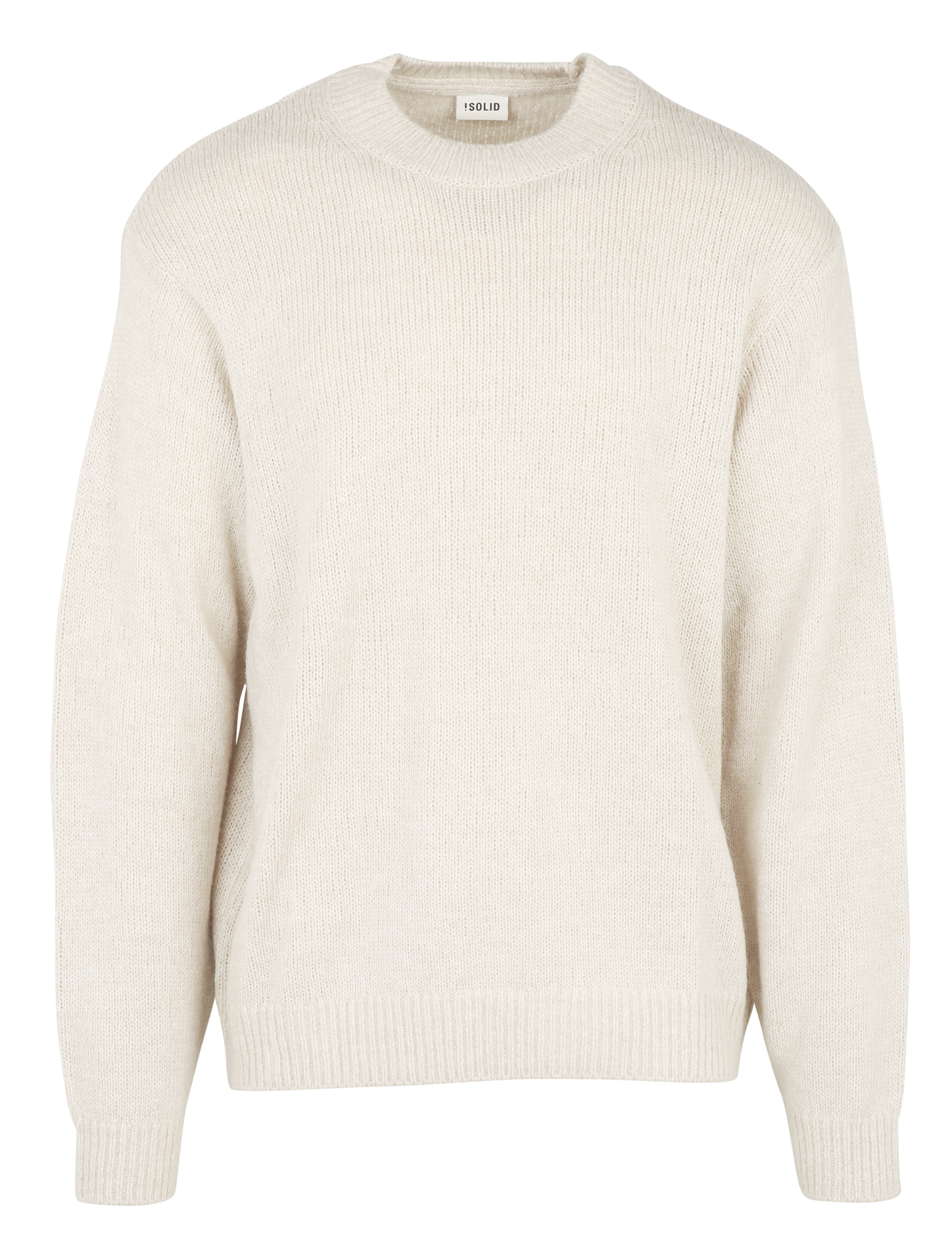 High-neck sweater SOLID Beige