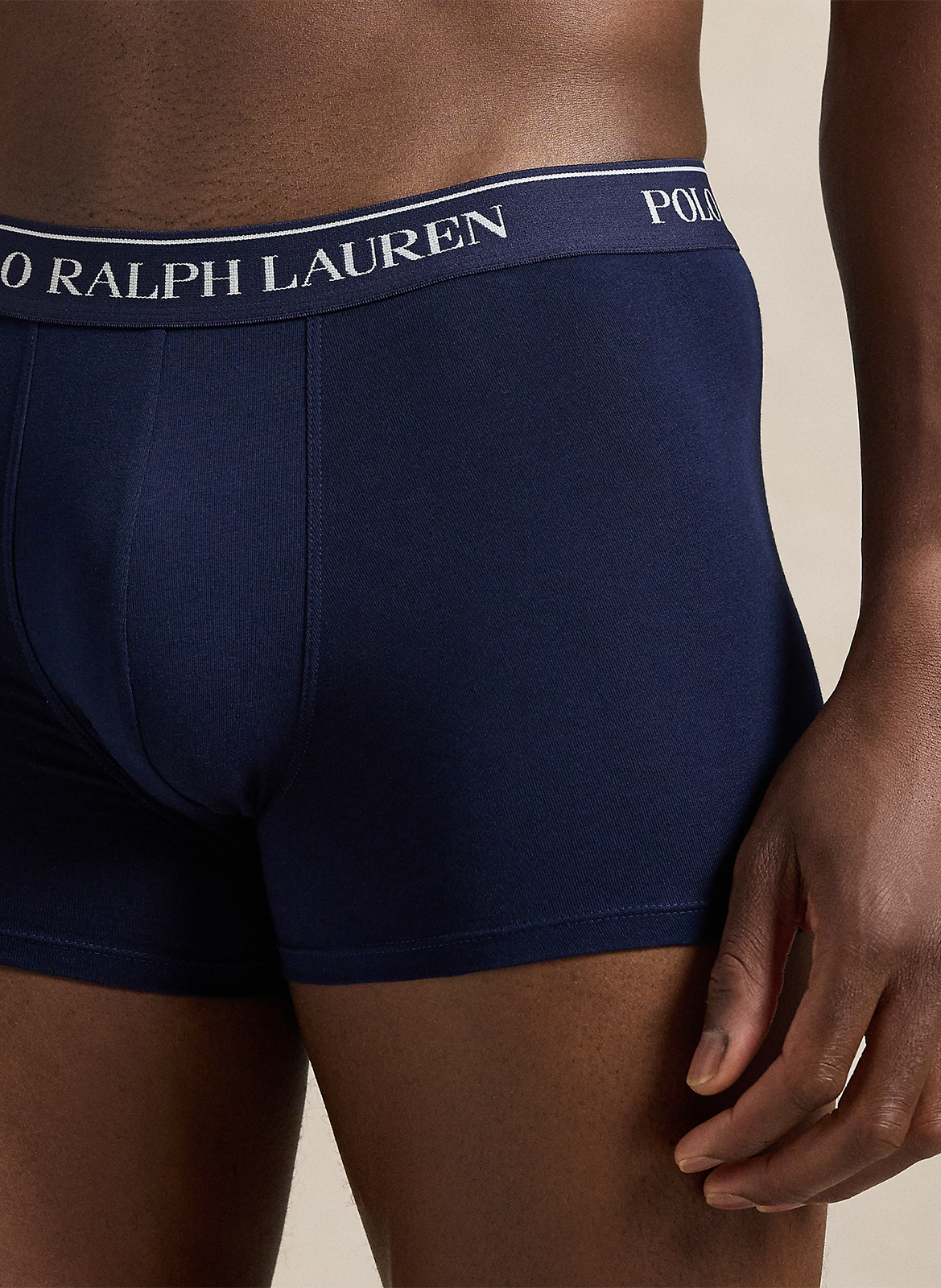 Lot de 3 boxers en coton mélangé POLO RALPH LAUREN Bleu
