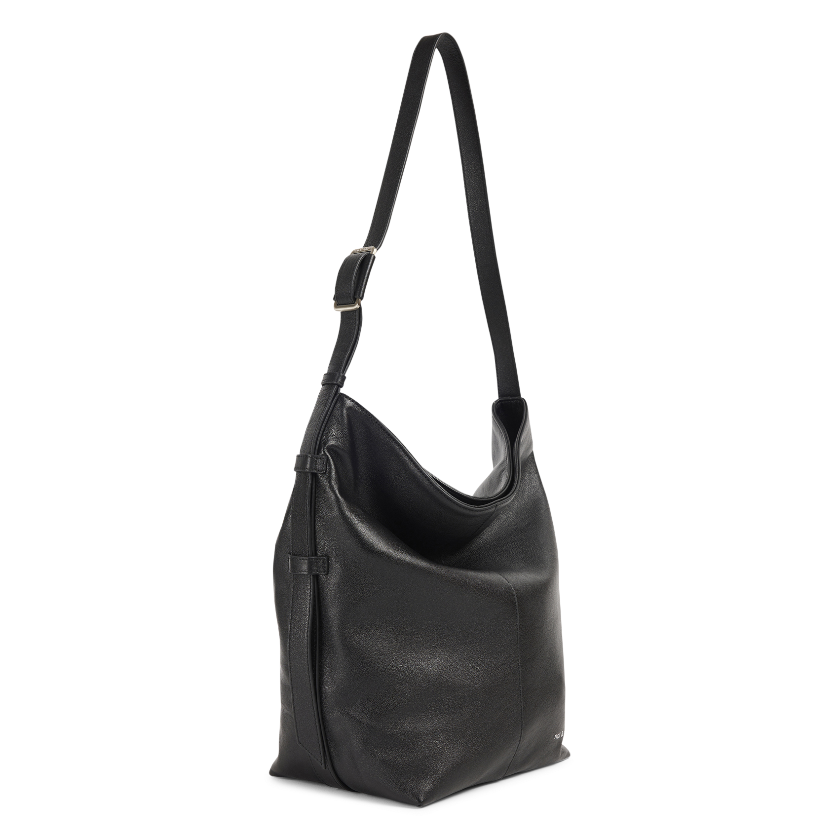 Sac seau en cuir NAT & NIN Noir