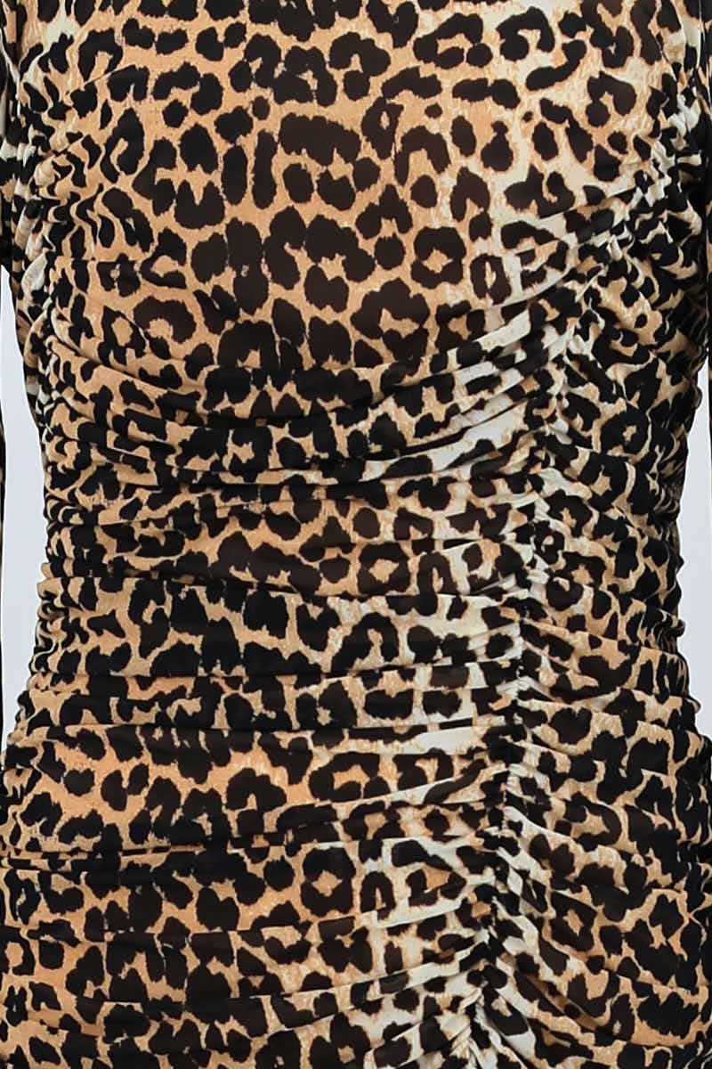 Robe GANNI - Seconde Main Marron