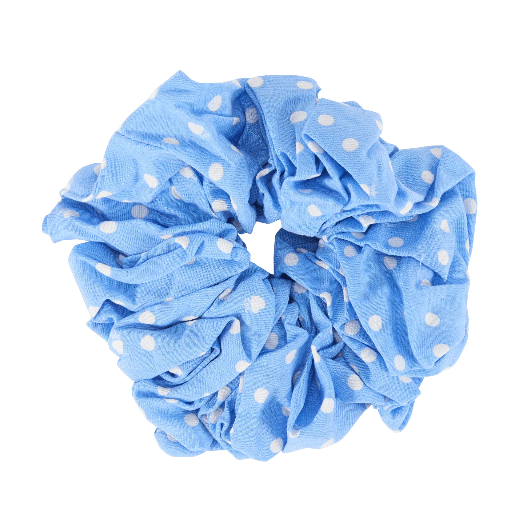 Polka dot scrunchie DES PETITS HAUTS Blue