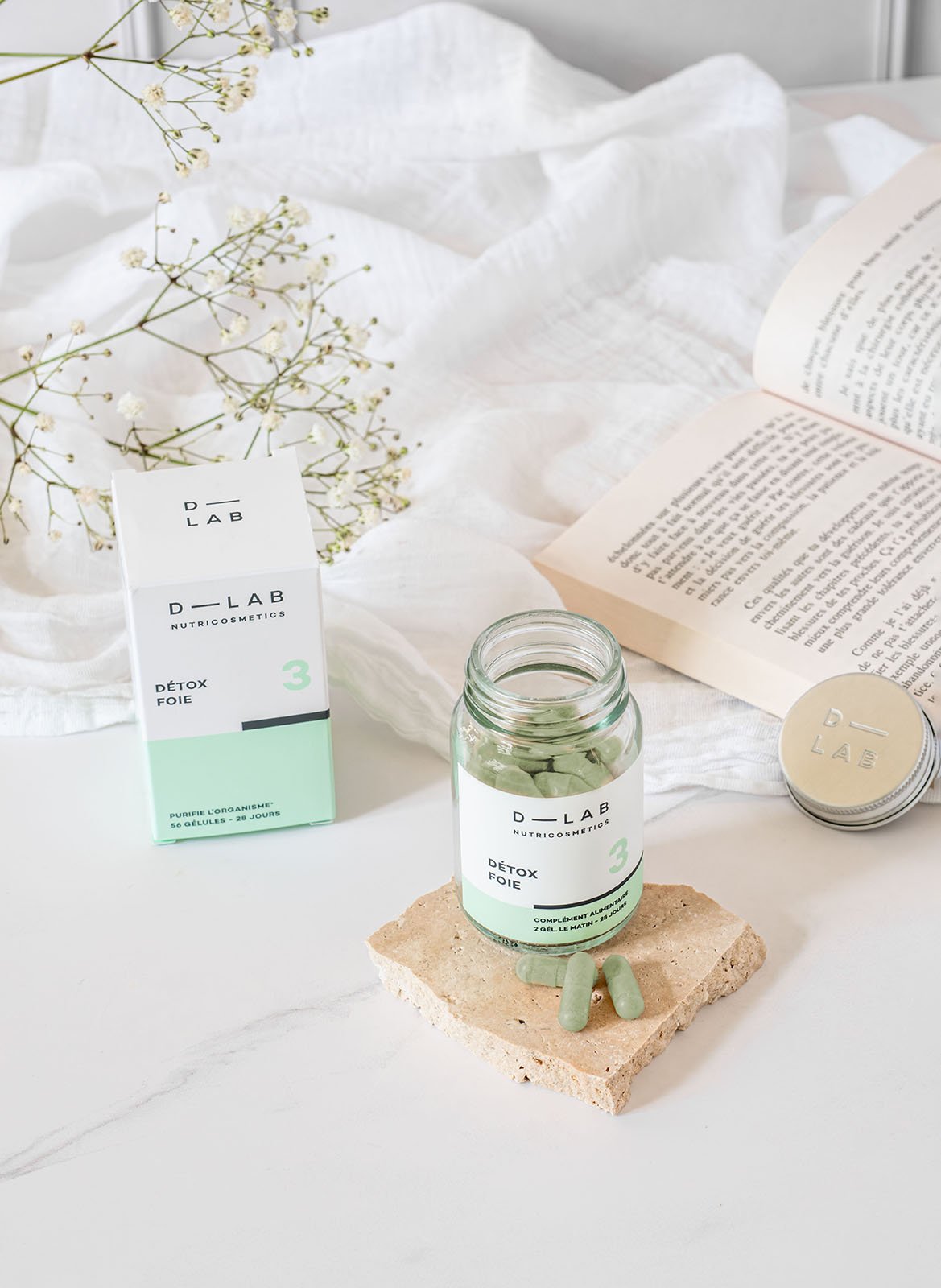 Detoxformule voor de lever D-LAB NUTRICOSMETICS No color