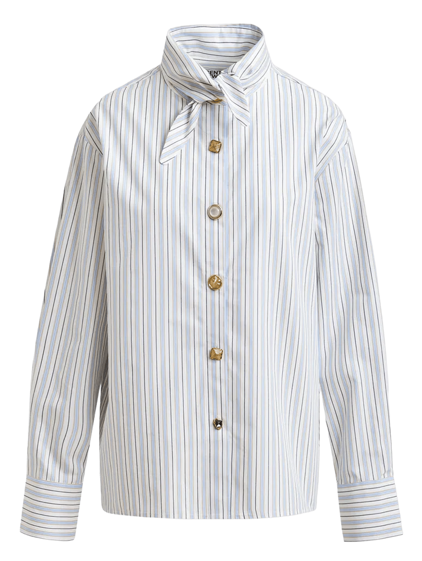 Chemise oversize à col rallongé unie ESSENTIEL ANTWERP Blanc