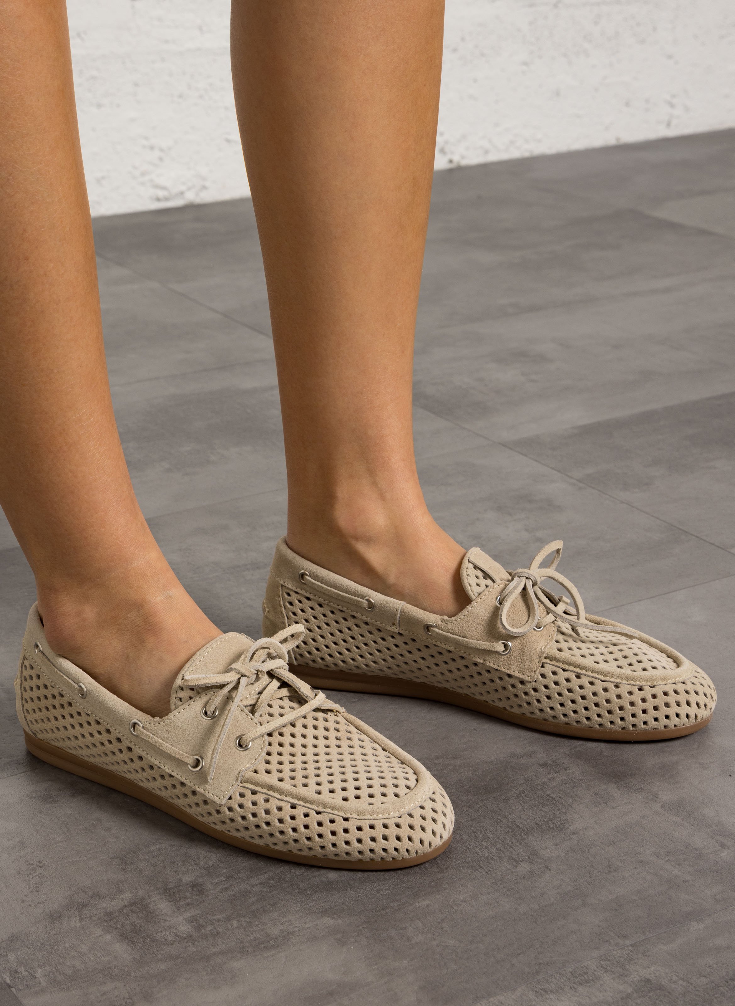 Arthus - Lederschnürschuhe  POSA Beige