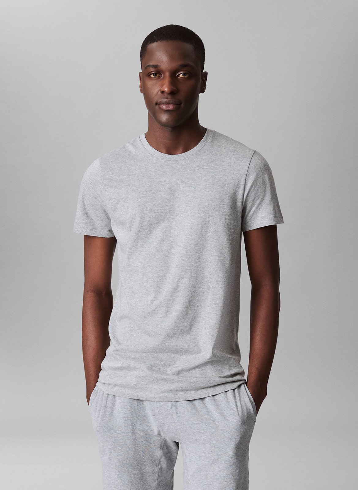 Set aus 3 Basic Rundhals-T-Shirts CALVIN KLEIN UNDERWEAR Mehrfarbig