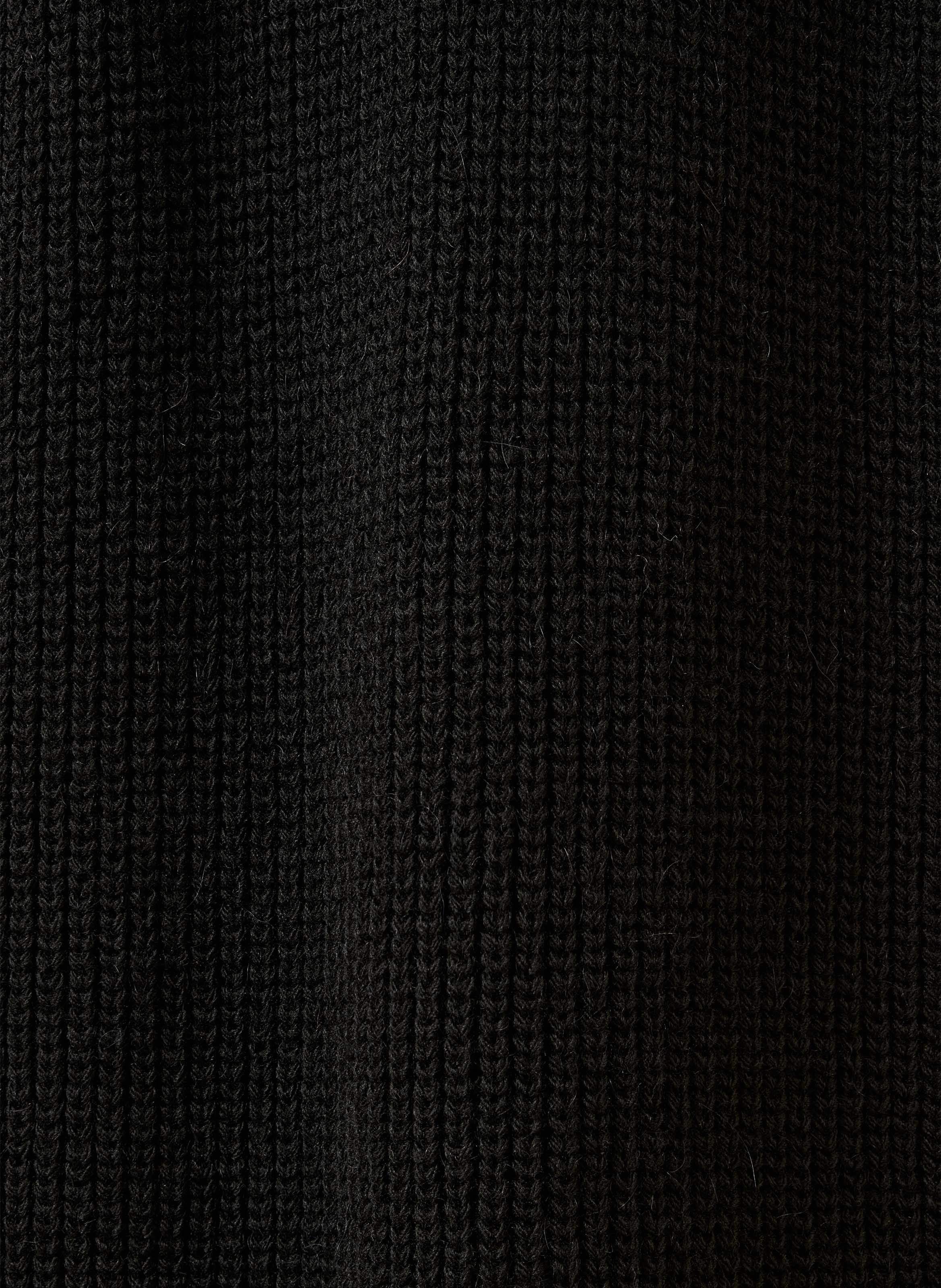 Robe col rond en maille LA FEE MARABOUTEE Noir