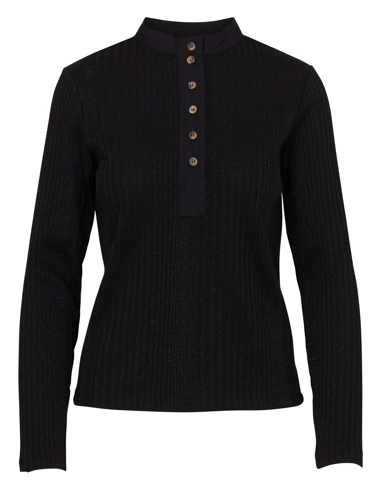 Tee-shirt col rond  LA FEE MARABOUTEE Noir