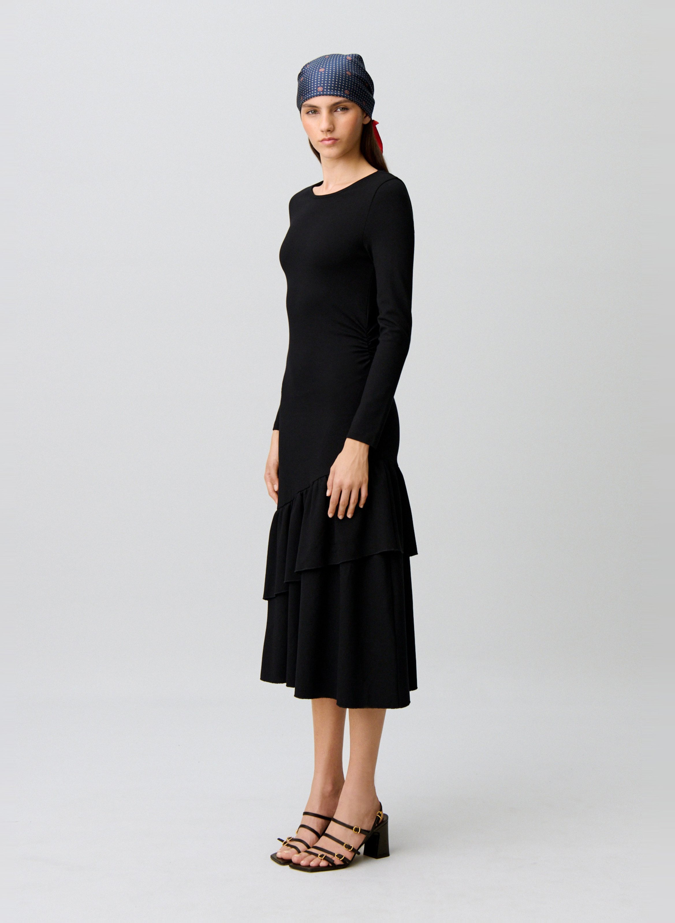 Robe midi cintrée CLAUDIE PIERLOT Noir