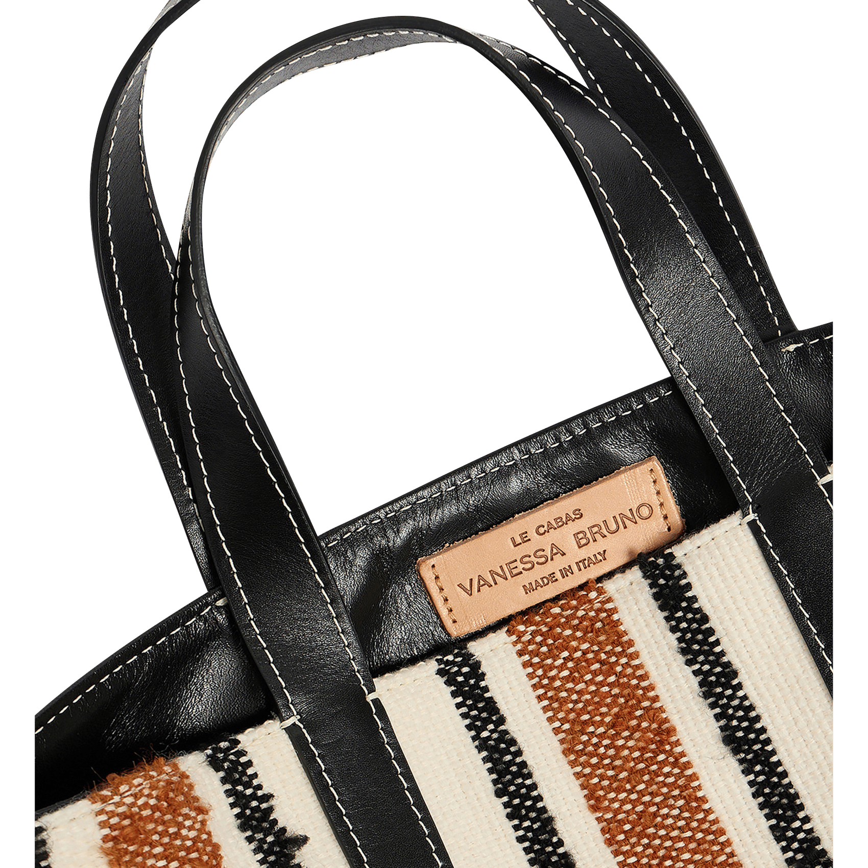 Cabas à rayures VANESSA BRUNO Multicolore