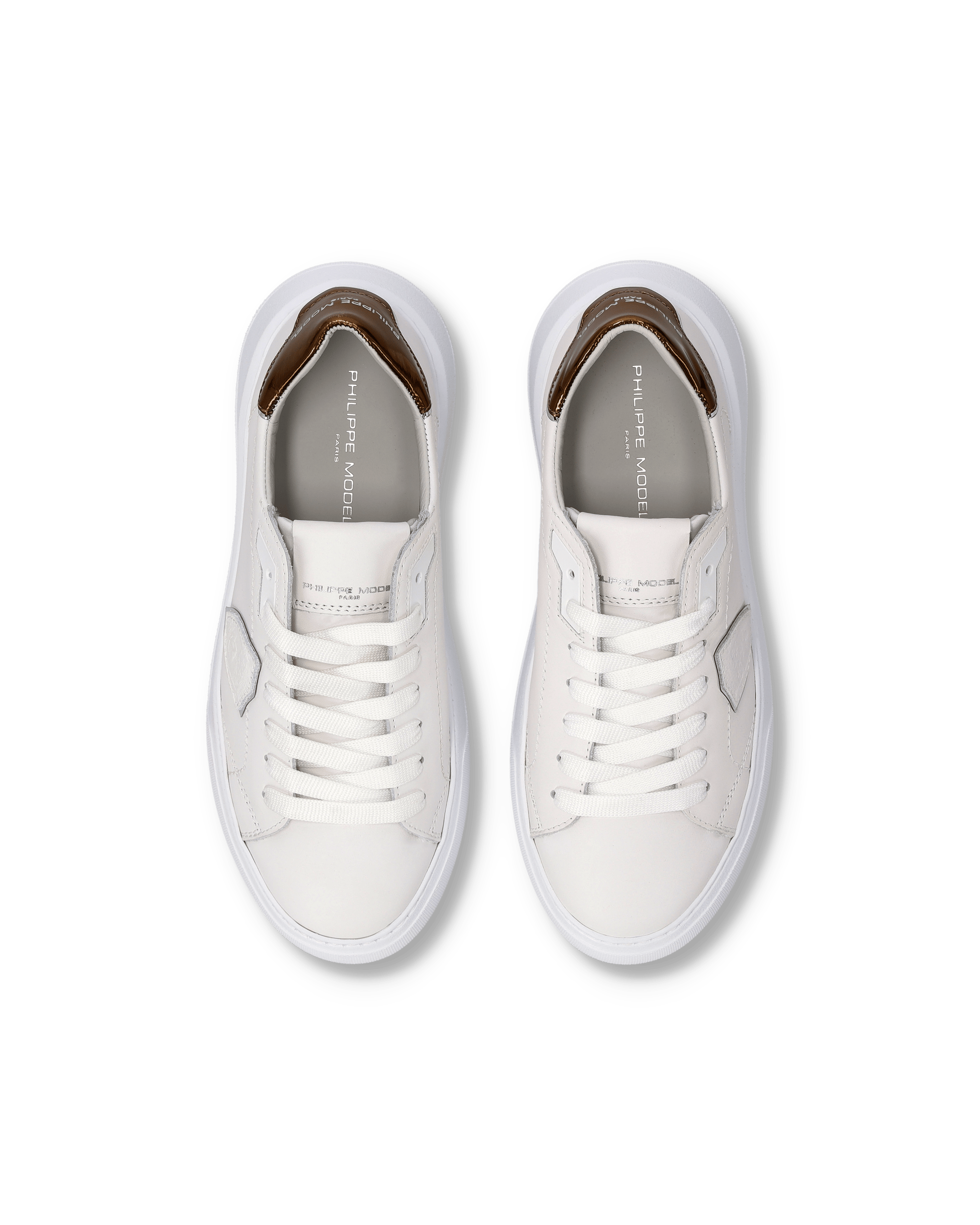 Tennis Temple Sneakers. PHILIPPE MODEL White