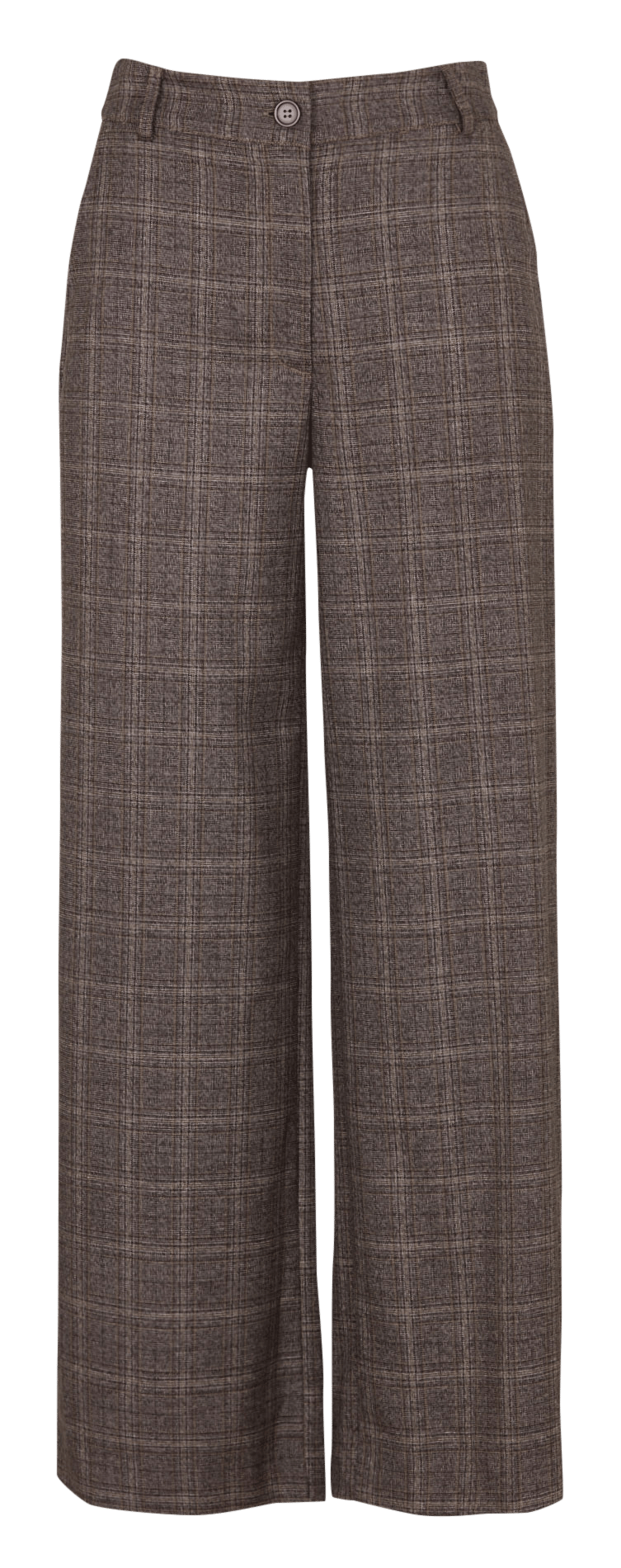 High-waisted wide-leg pants LA FEE MARABOUTEE Brown
