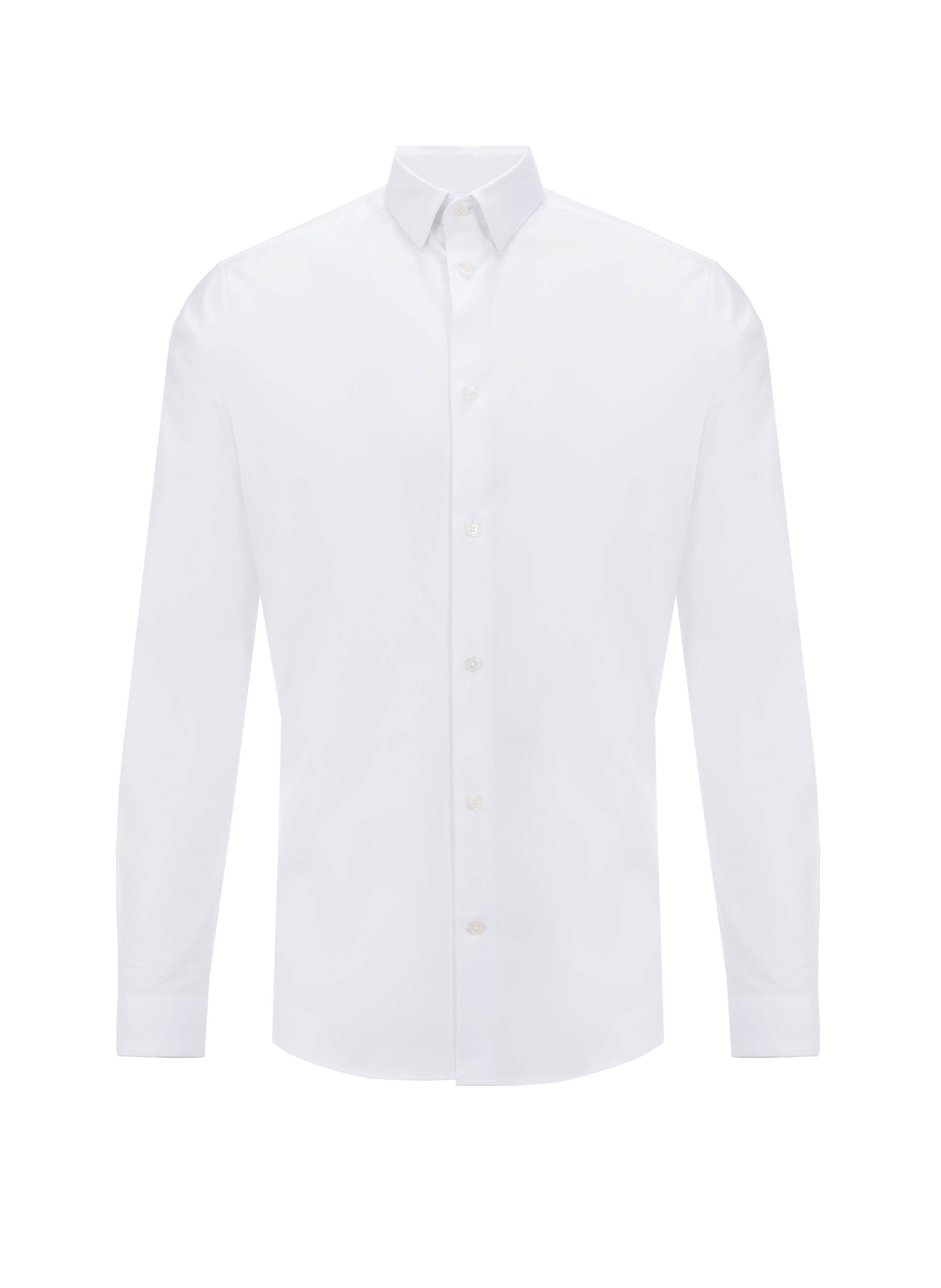 Slim-fit shirt in washed cotton AU PRINTEMPS PARIS
