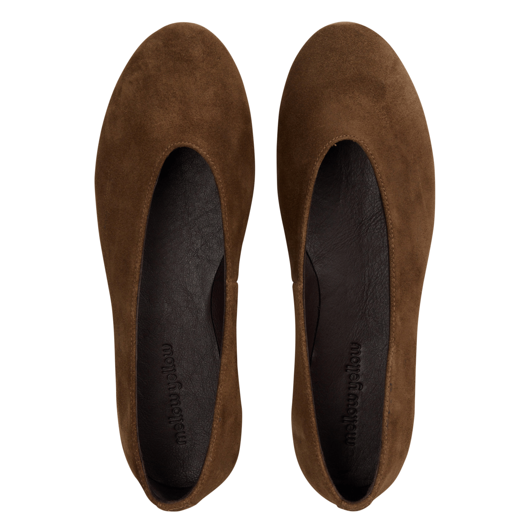 Leather ballet pumps | Brown MELLOW YELLOW Women