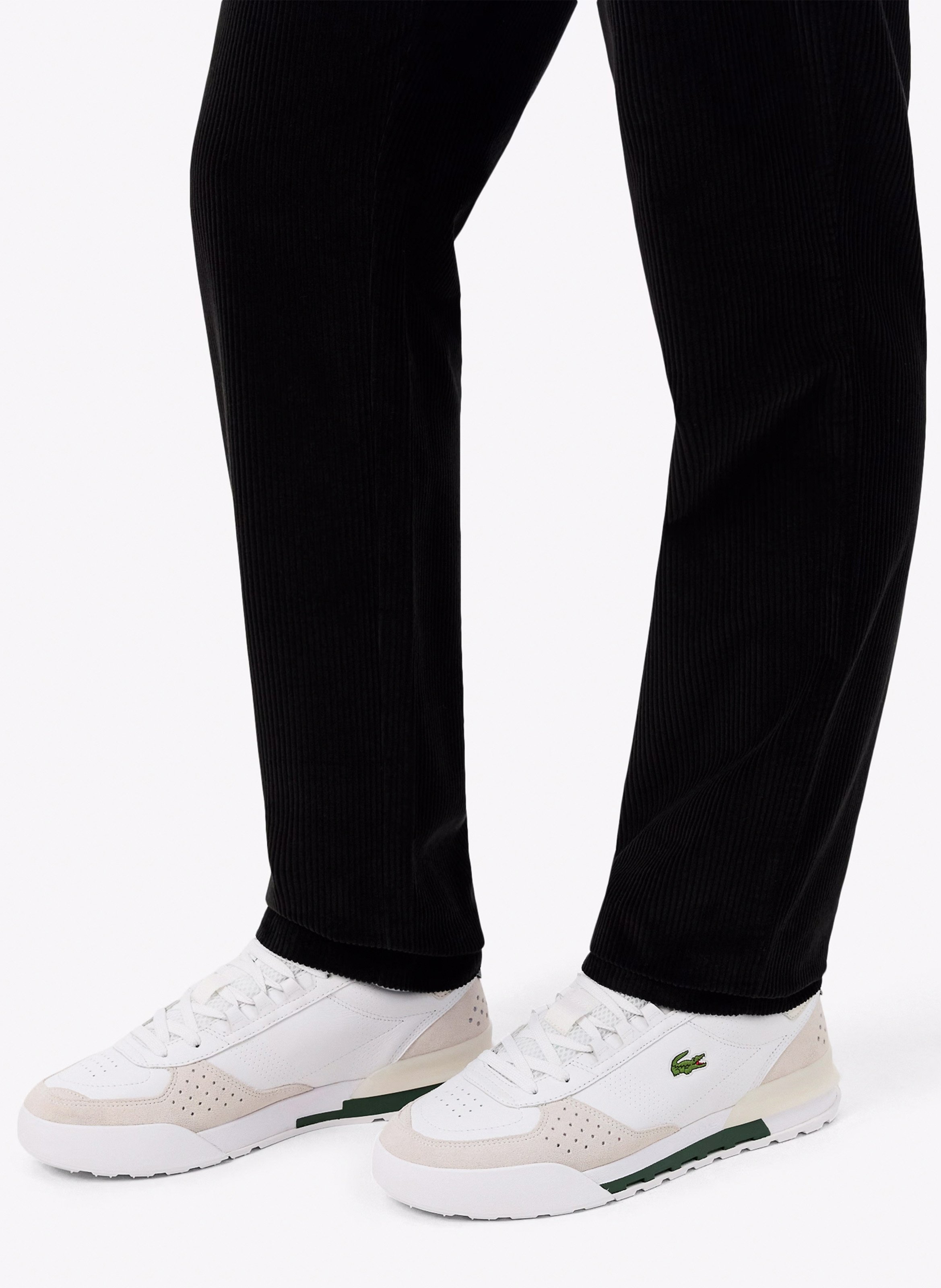 Lage, leren sneakers LACOSTE Wit