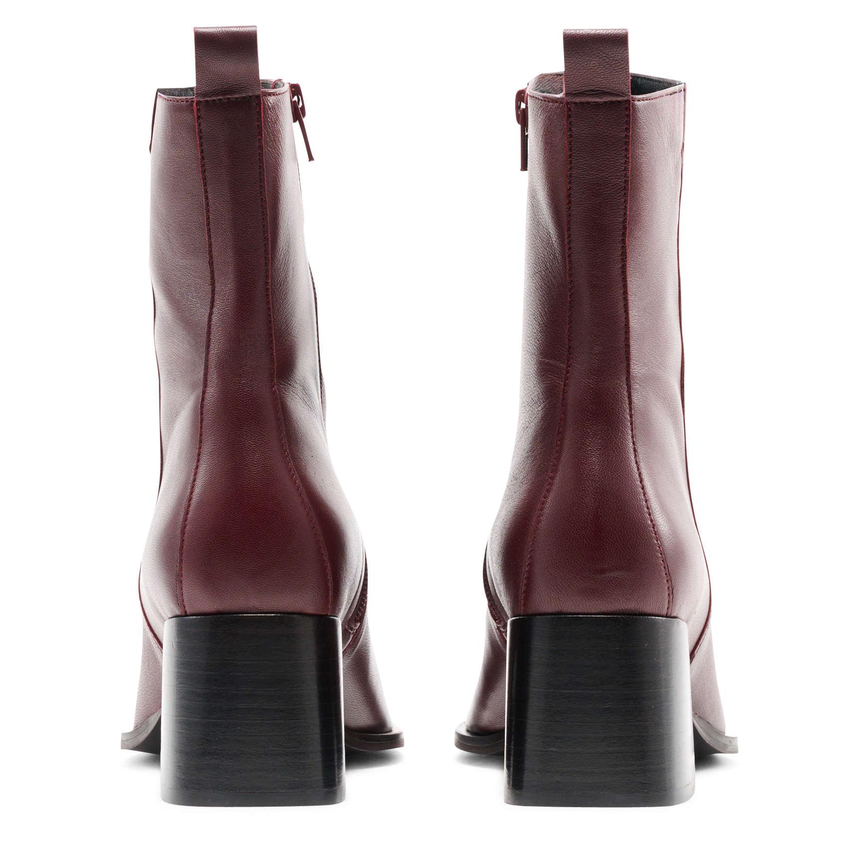 Leather mid-calf boots | Red MELLOW YELLOW Women