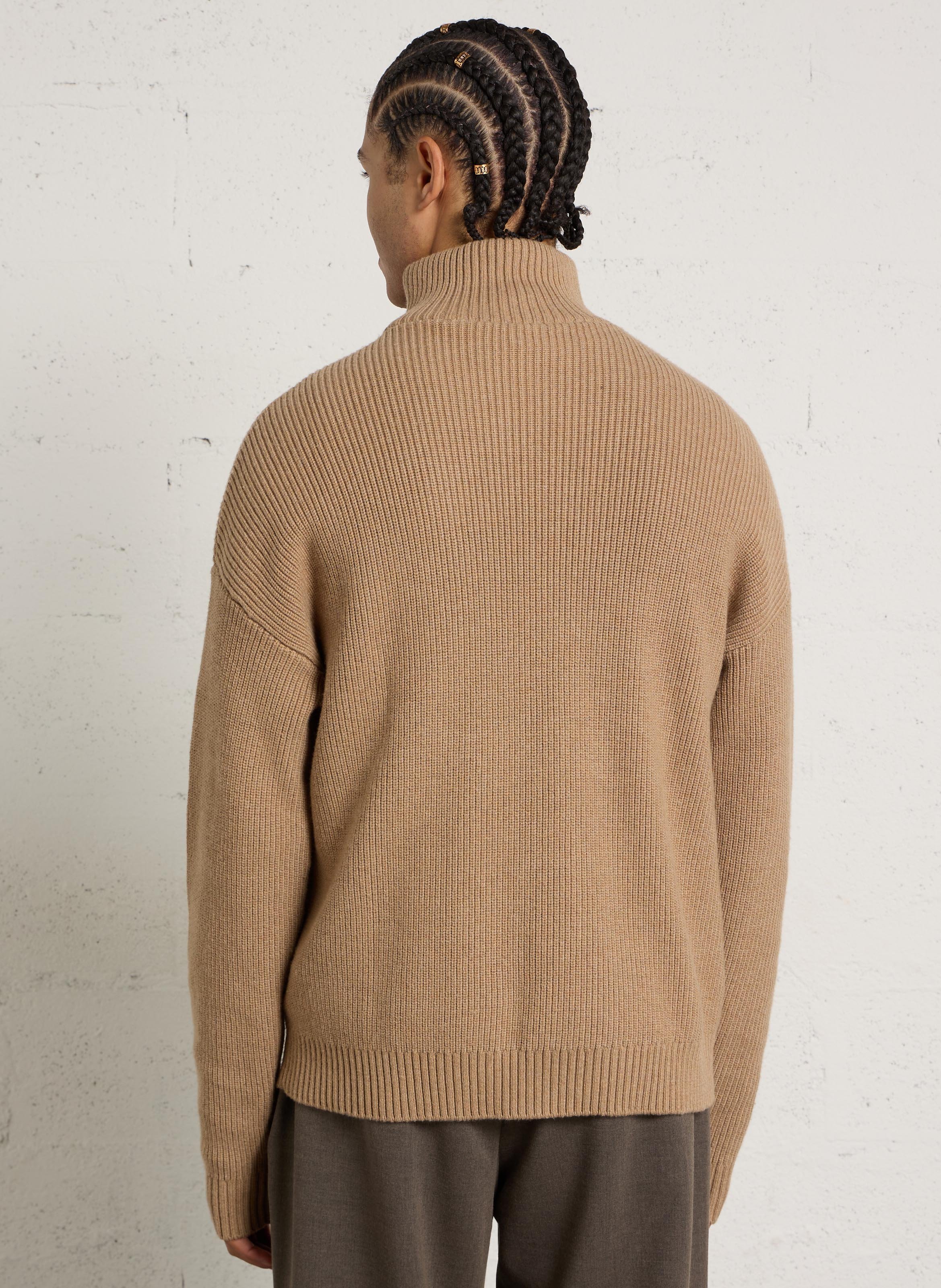 Pull oversize en coton mélangé IKKS Gris