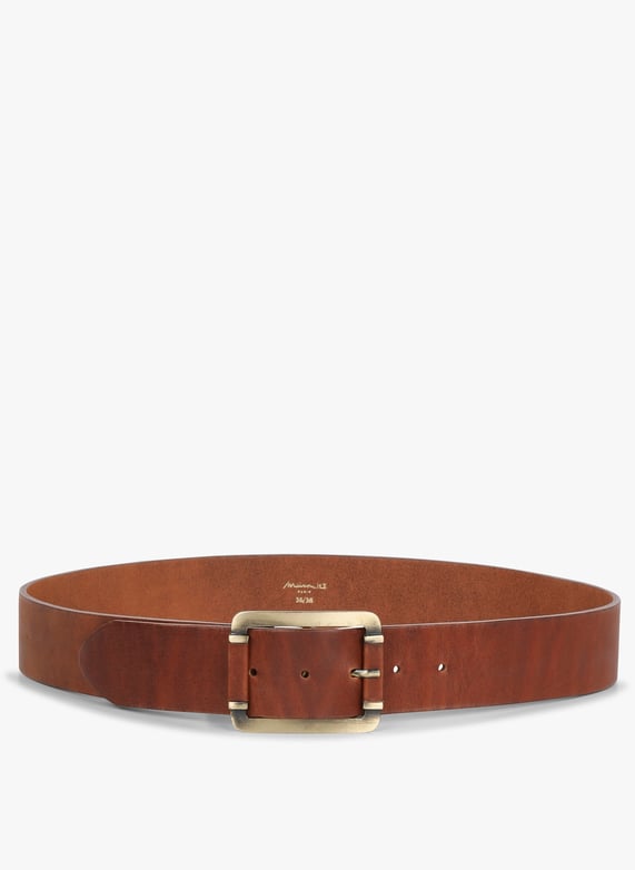 Ceinture en cuir Marron