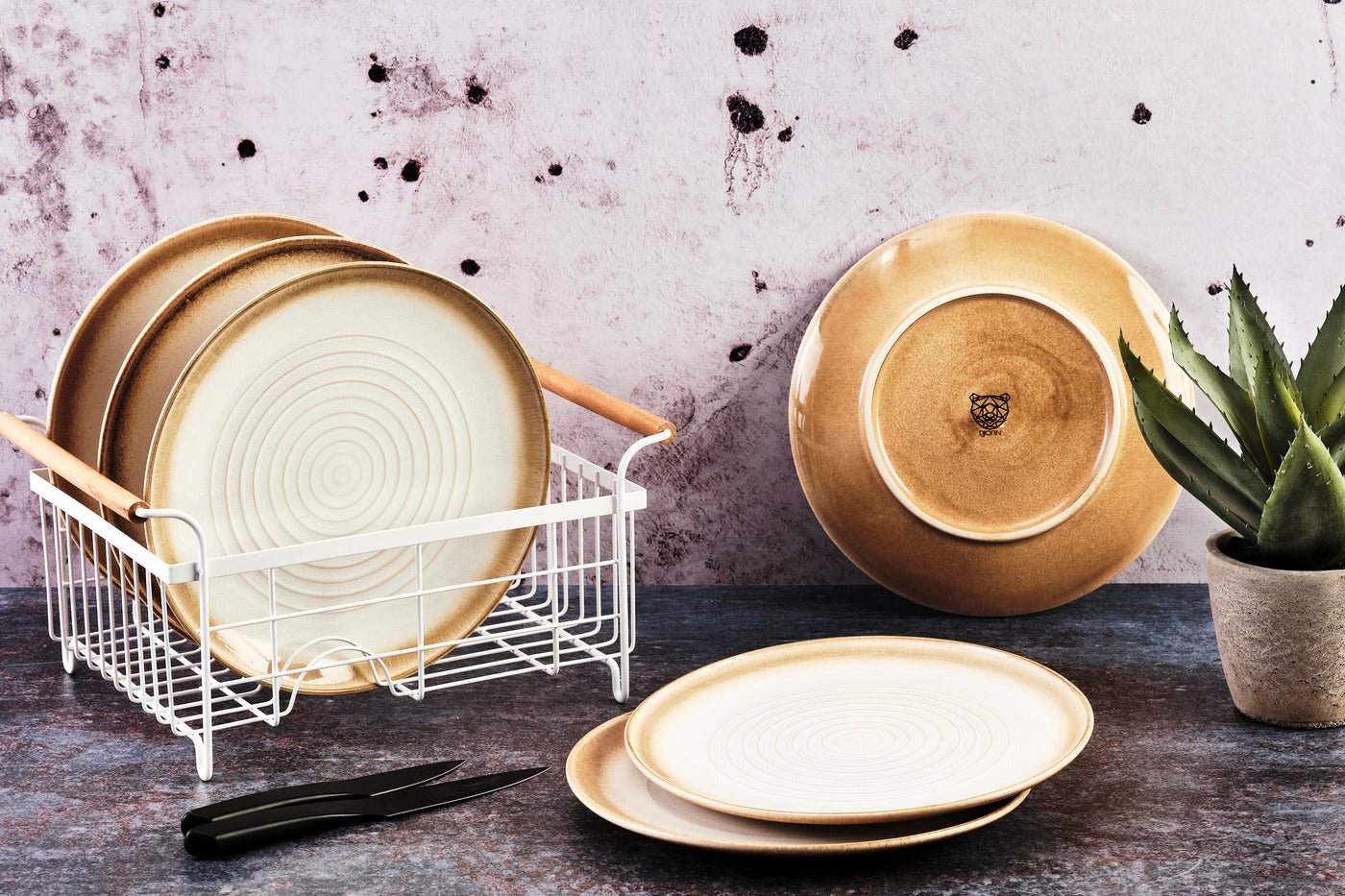 Cosmos 27.5cm Plate - Set of 6 - Cream BJORN Beige