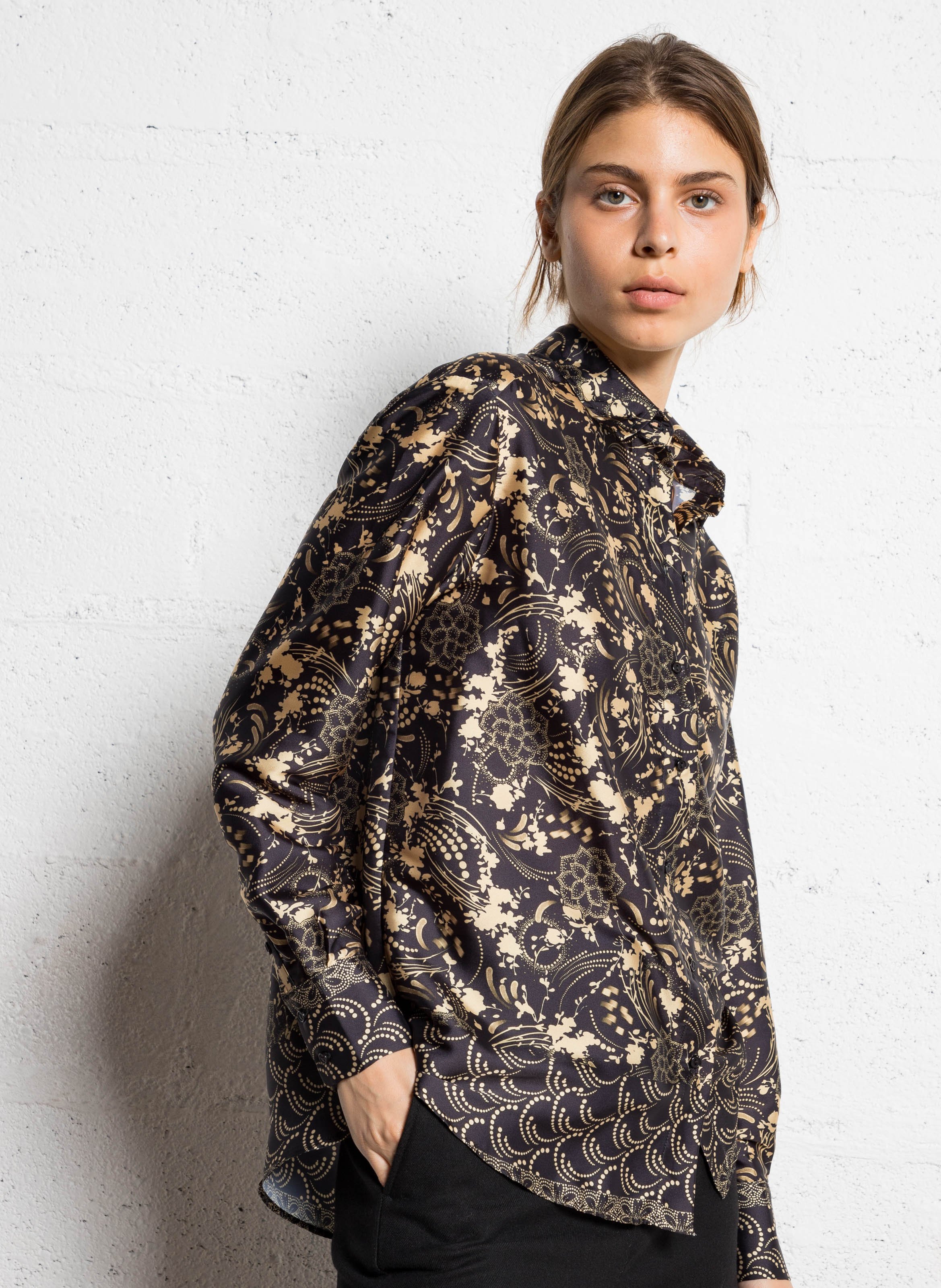 Express satin top shop