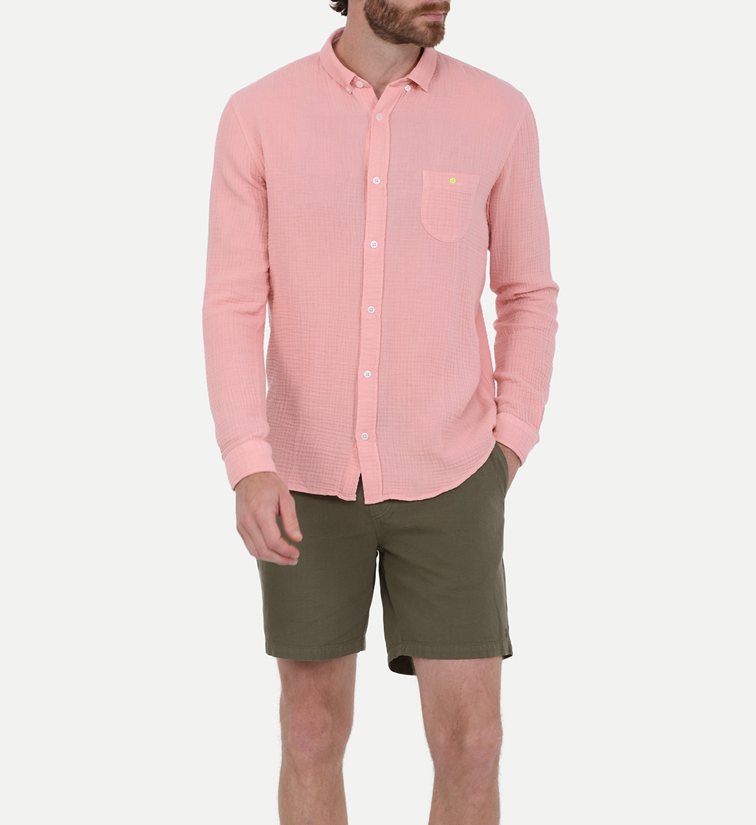 Cotton gauze shirt GILI'S Pink