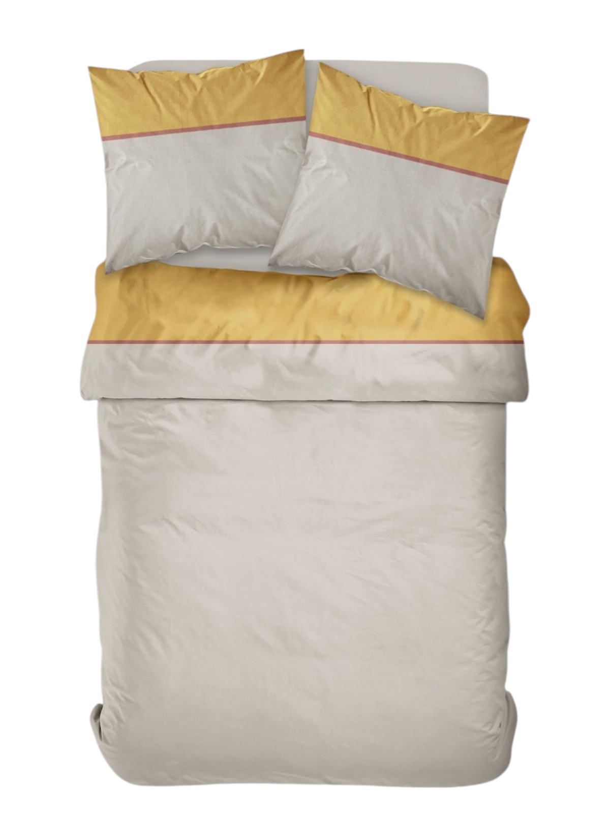 Cotton bedding set TODAY LINGE DE MAISON Yellow