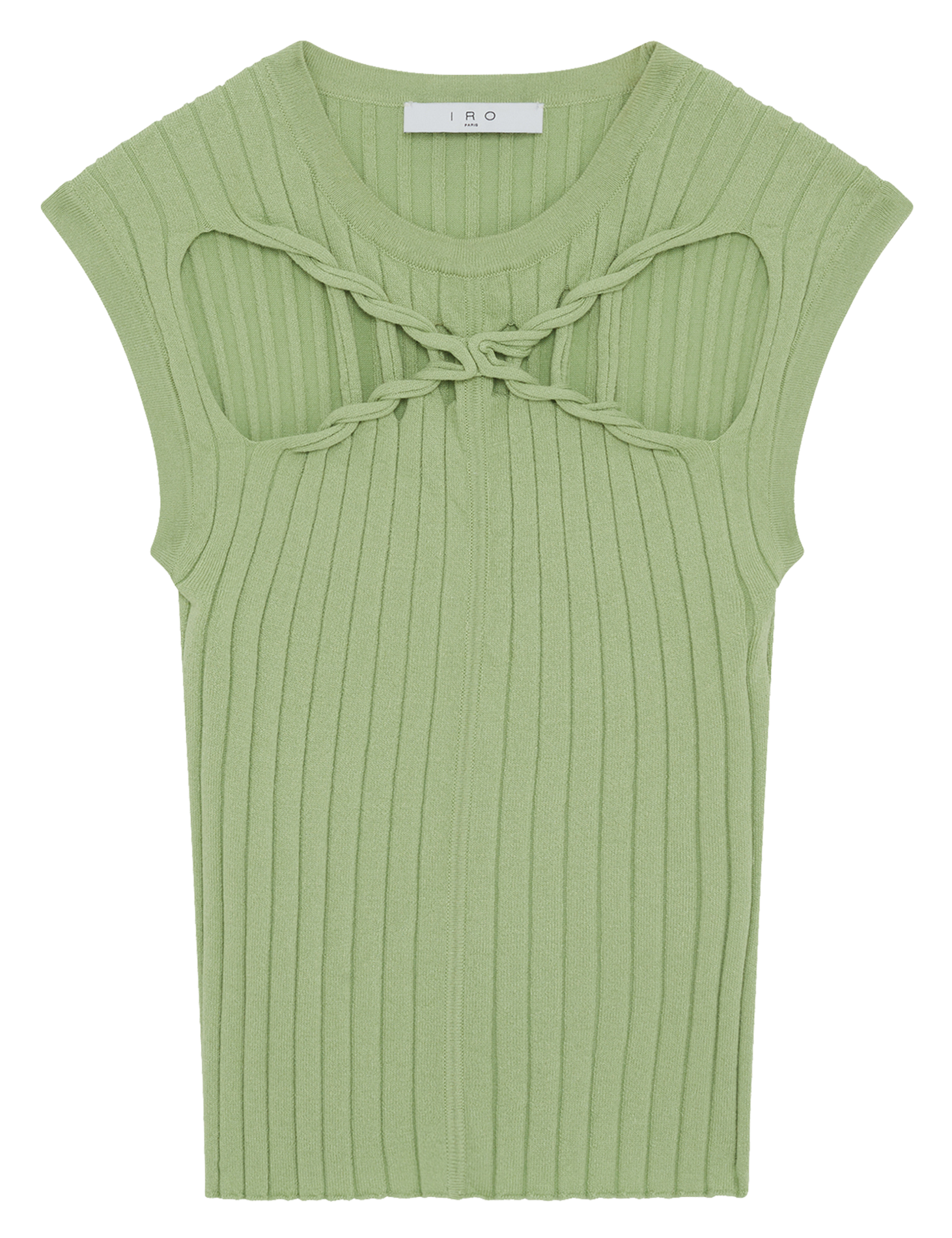 Printed viscose top IRO Green