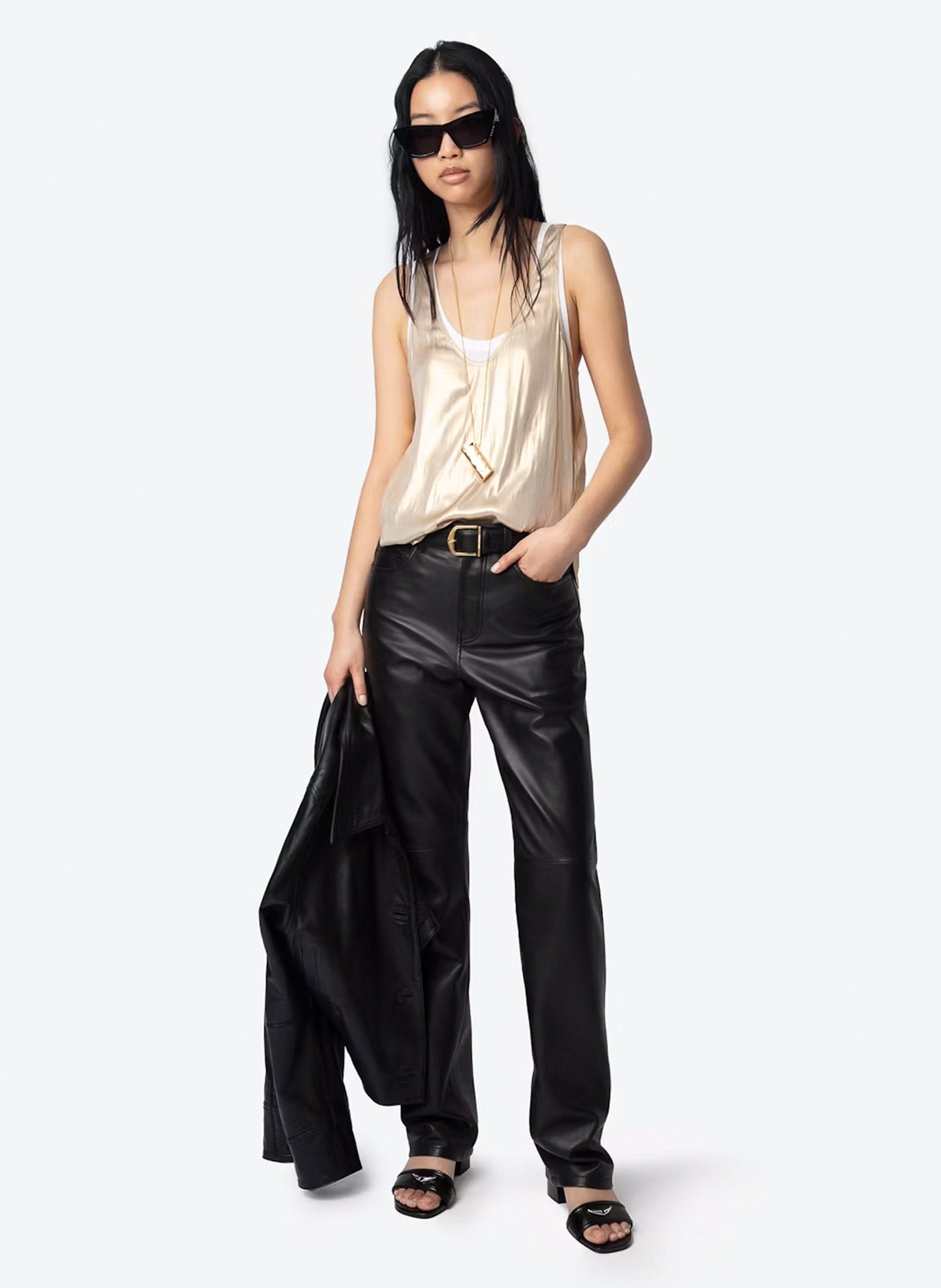 Top col rond  ZADIG&VOLTAIRE Jaune