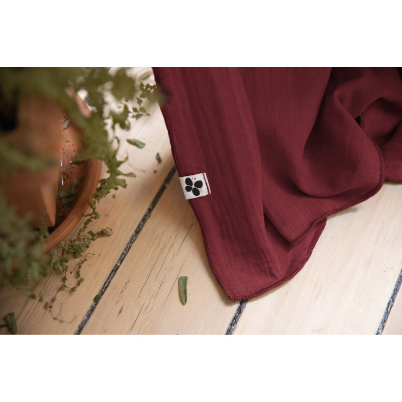 Blackout and Thermal Curtains L'EFFET PAPILLON Red