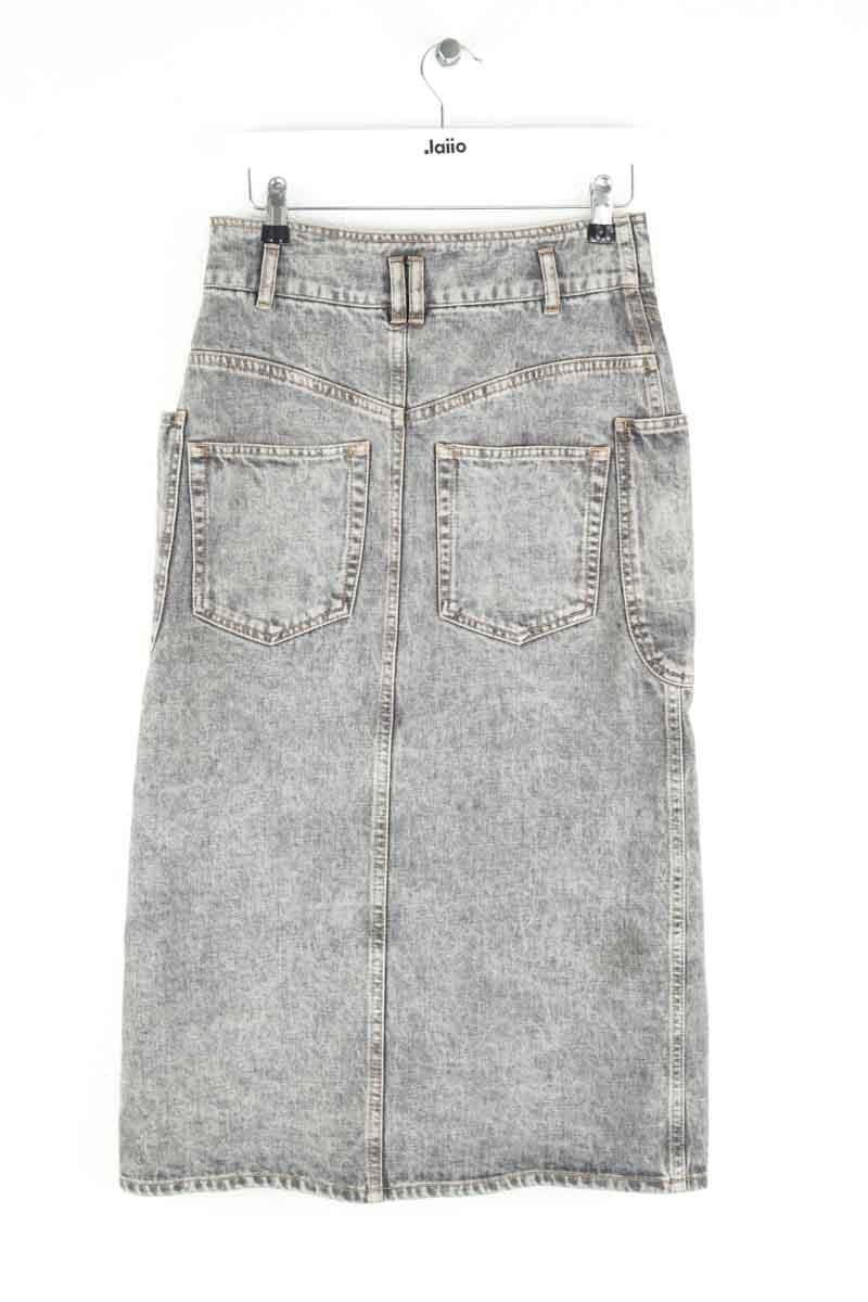 Cotton skirt ISABEL MARANT ÉTOILE - SECONDE MAIN Grey