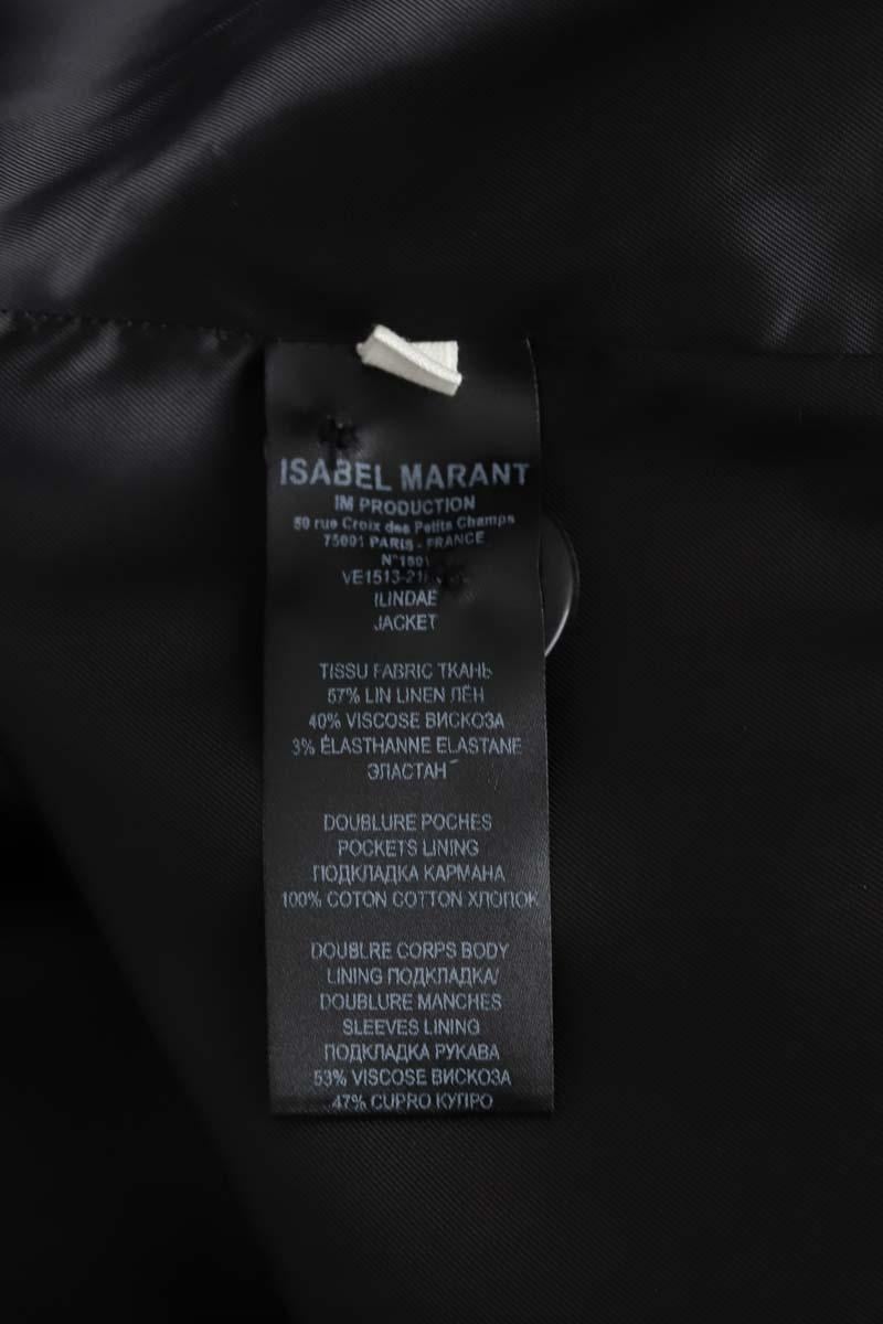 Linen blazer ISABEL MARANT ÉTOILE - SECONDE MAIN Grey