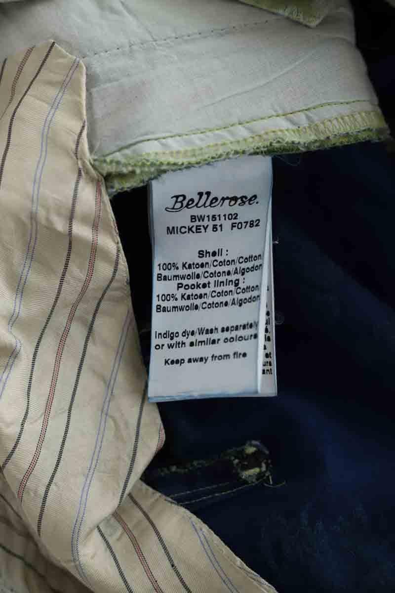 Slim-fit cotton cargo pants BELLEROSE - Seconde Main Green