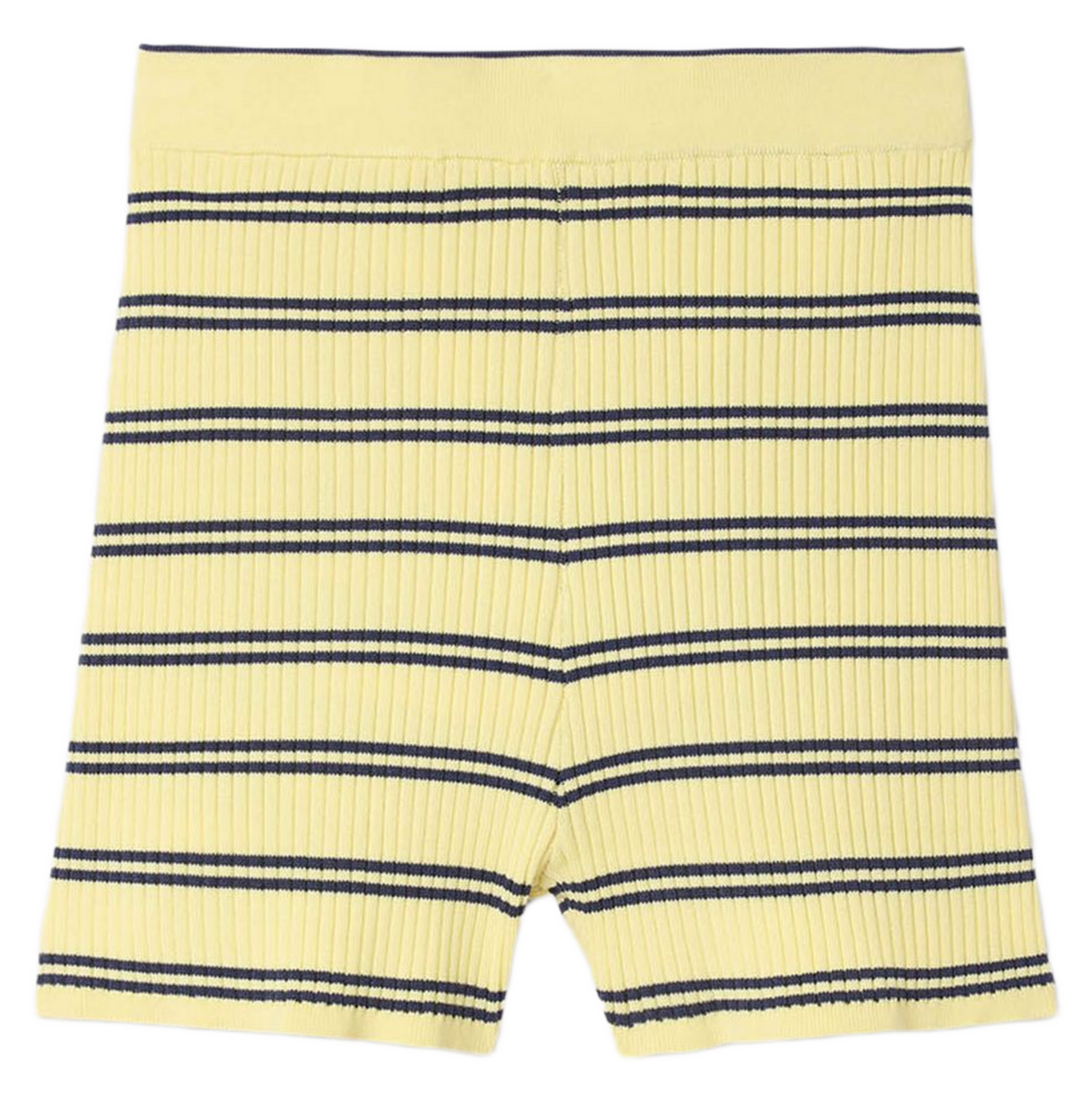 Short en maille rayé SANDRO Jaune