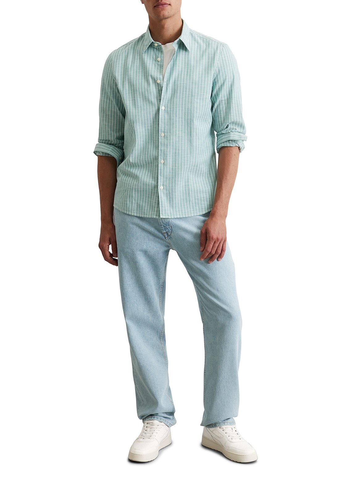 Chemise col classique en coton MARC O'POLO Multicolore