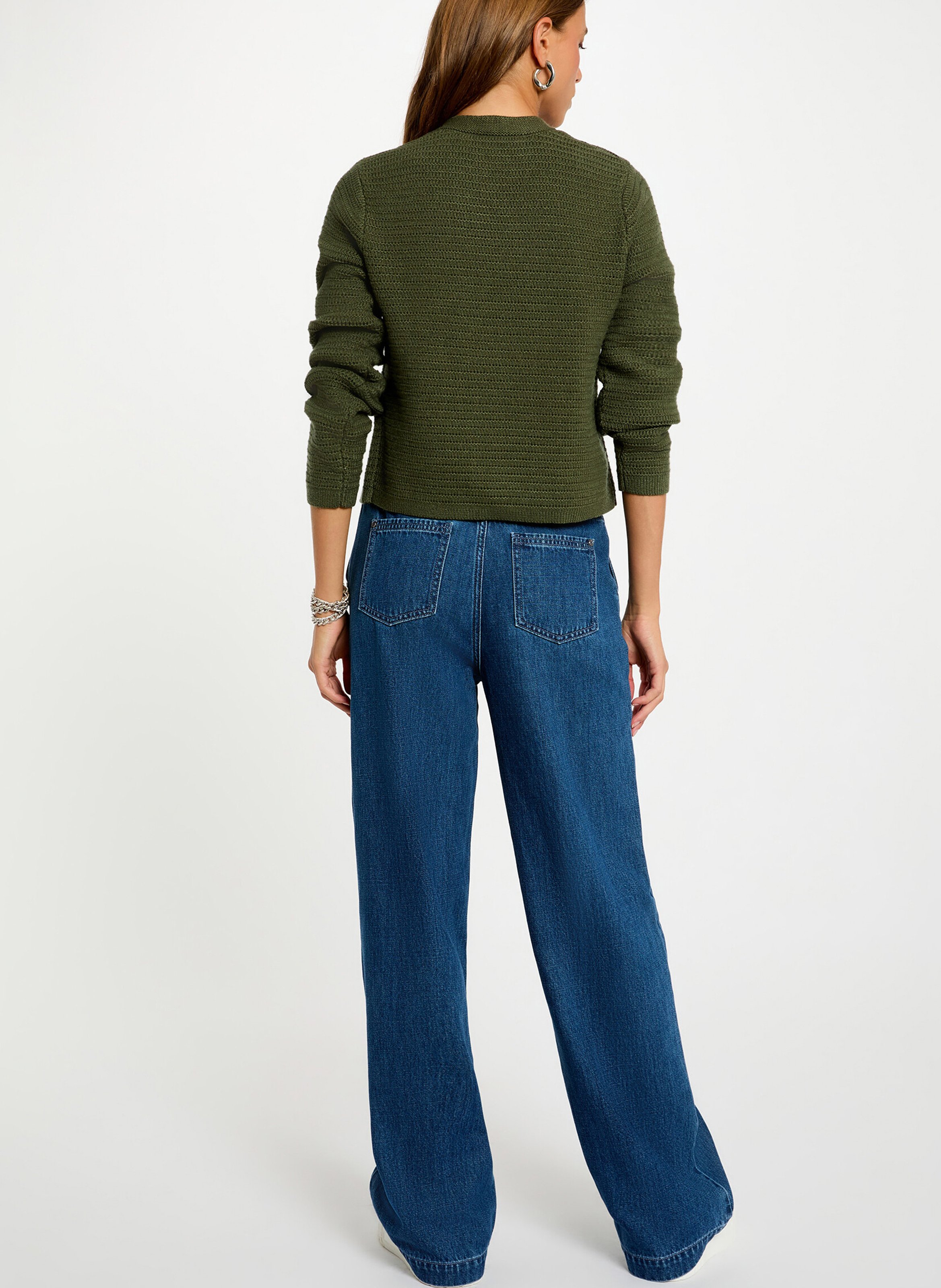 Veste col montant MORGAN Vert