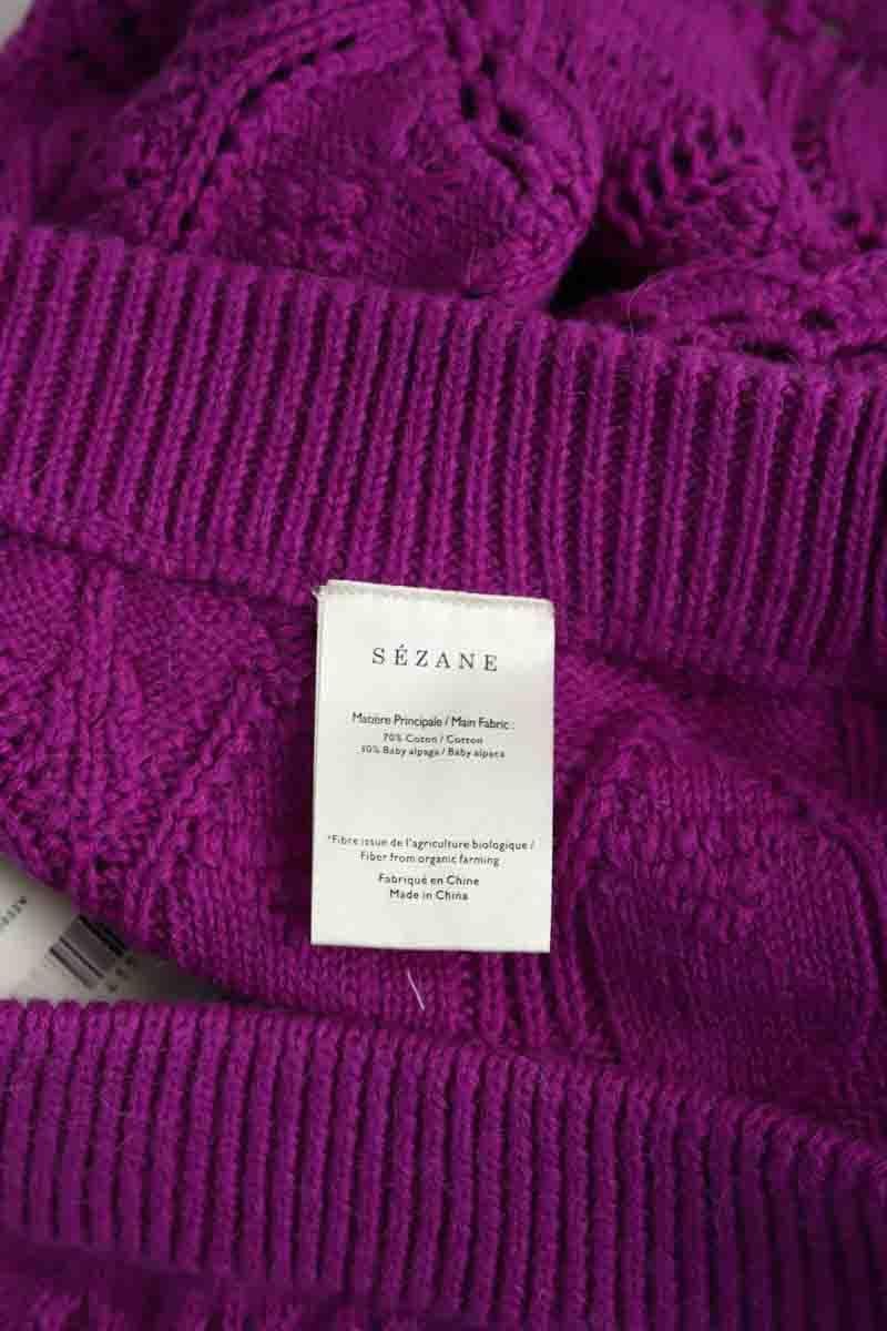 Cotton mini shorts SEZANE - Seconde main Purple