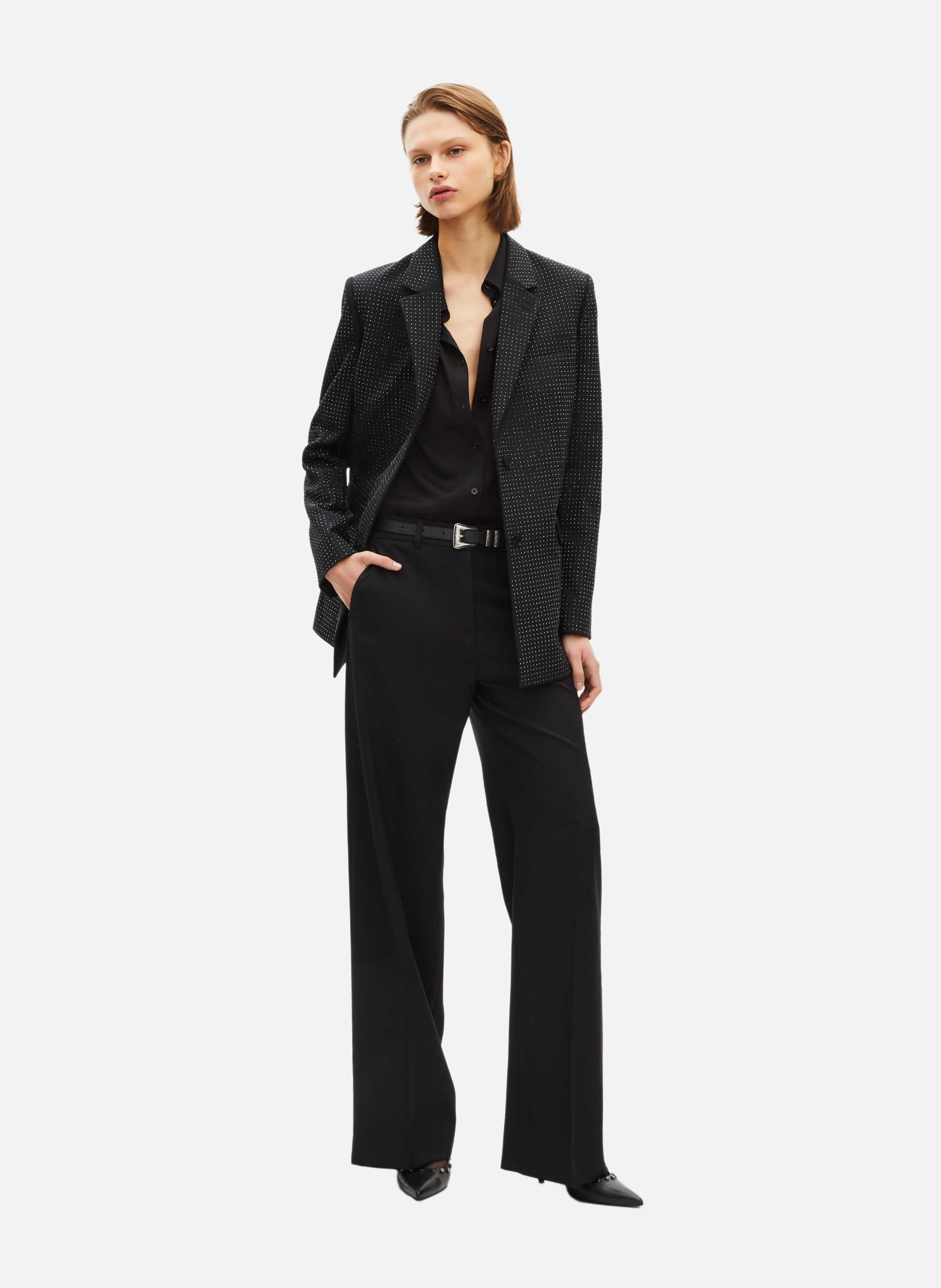 Diamanté jacket THE KOOPLES Black