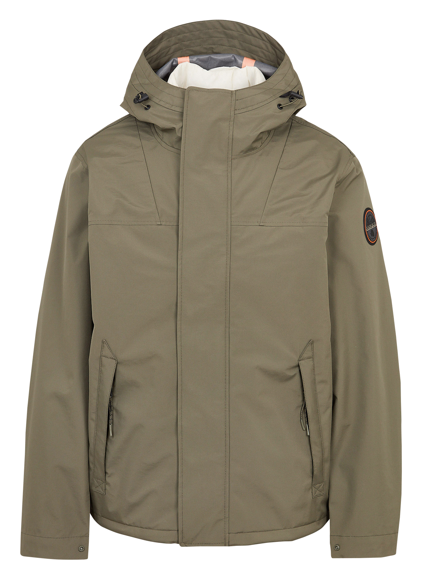 Rechte parka met opstaande kraag NAPAPIJRI Groen