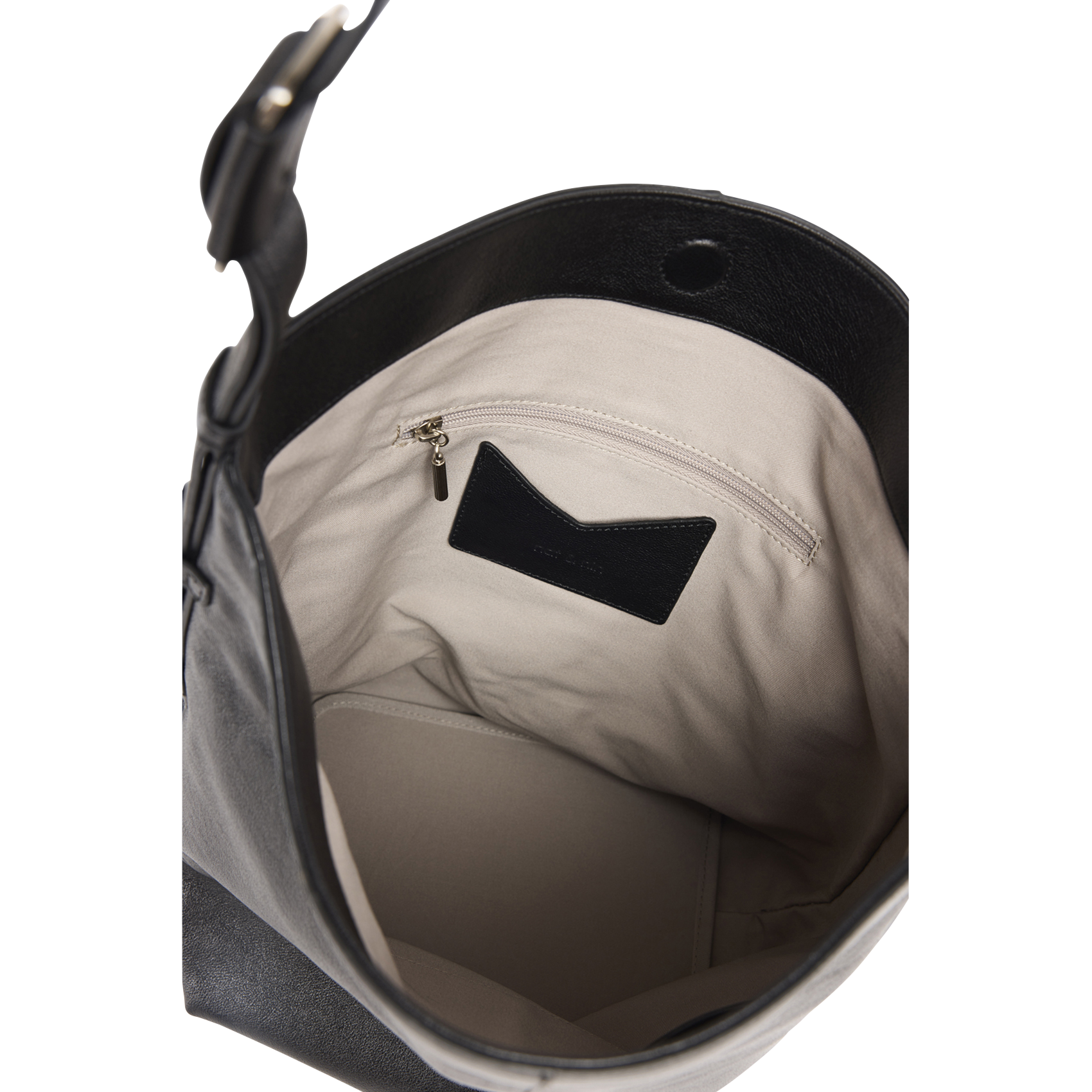 Sac seau en cuir NAT & NIN Noir