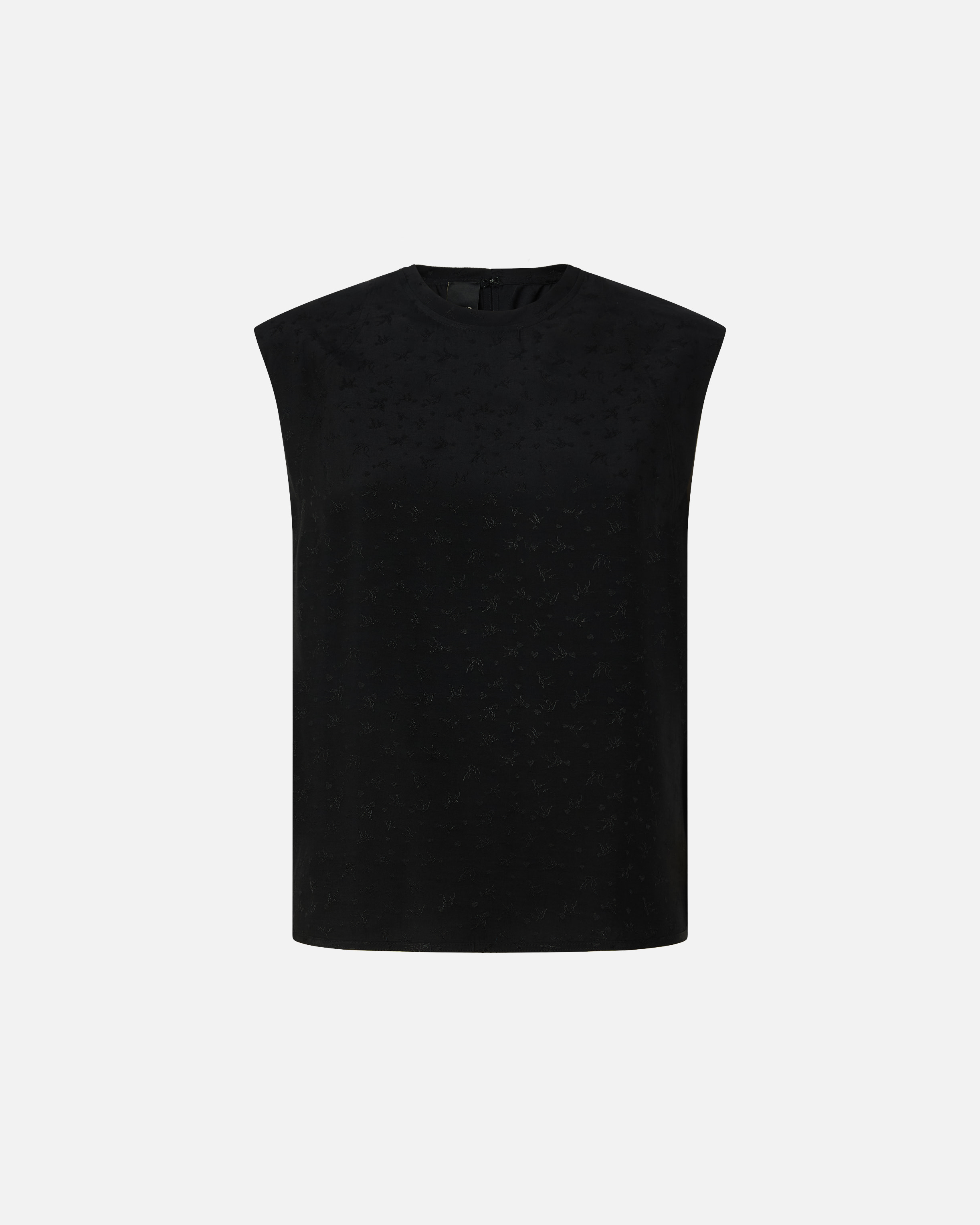 Jacquard viscose top PINKO Black