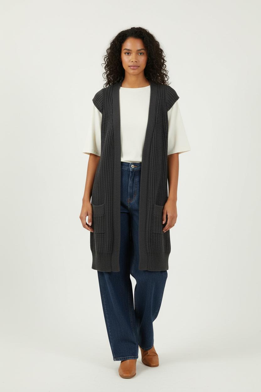 Cardigan COMPTOIR DES COTONNIERS - Seconde main Grey