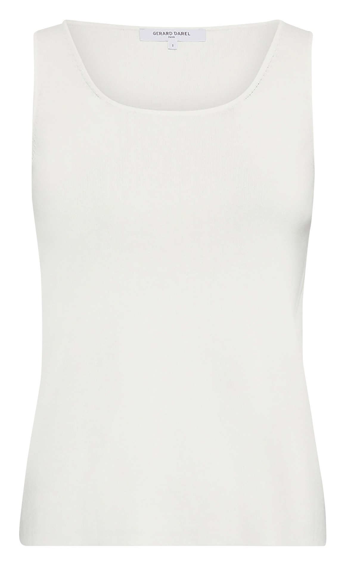 Aansluitende top met ronde hals GERARD DAREL Wit