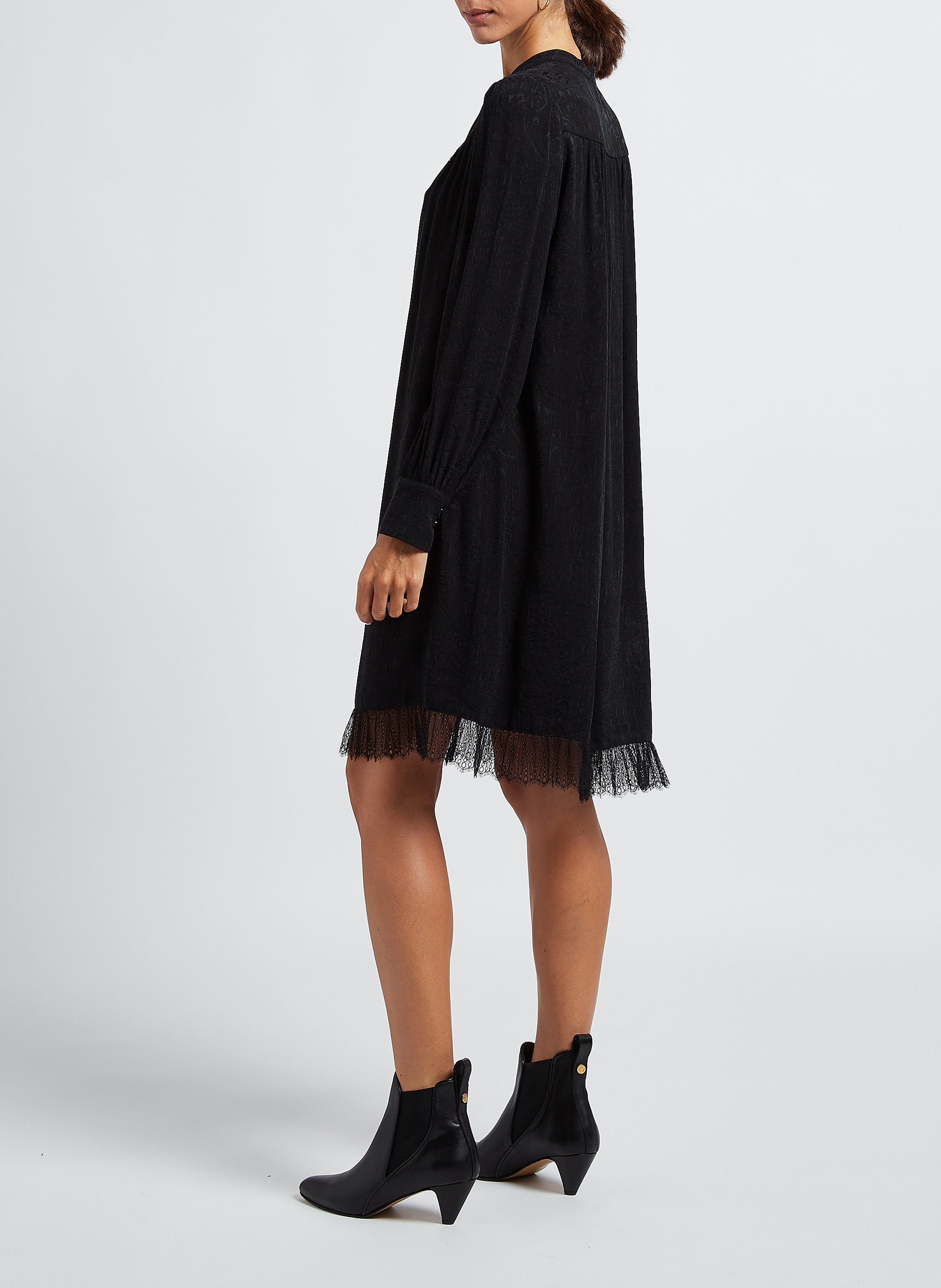 Lederstiefeletten ANONYMOUS COPENHAGEN Schwarz