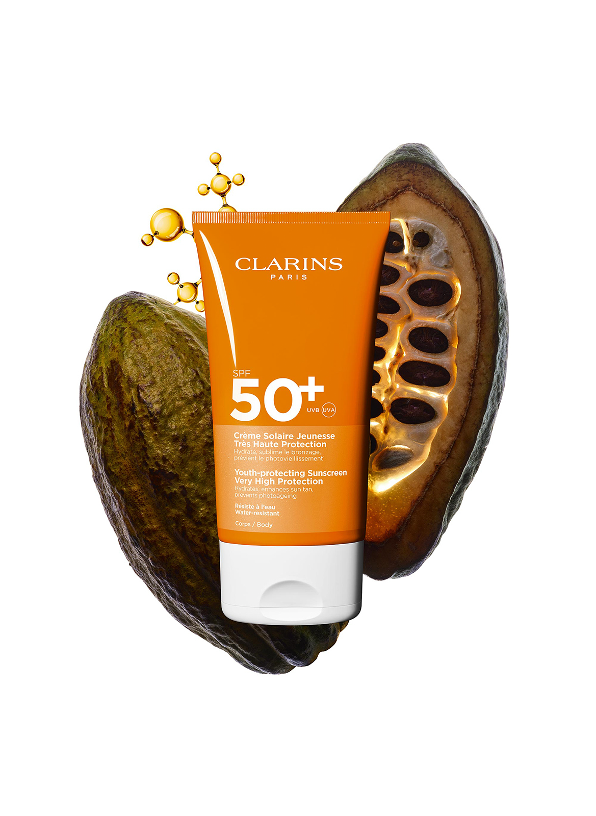 Crème Solaire Jeunesse Très Haute Protection SPF 50+ Protection solaire Corps UVA/UVB 50+ CLARINS No color