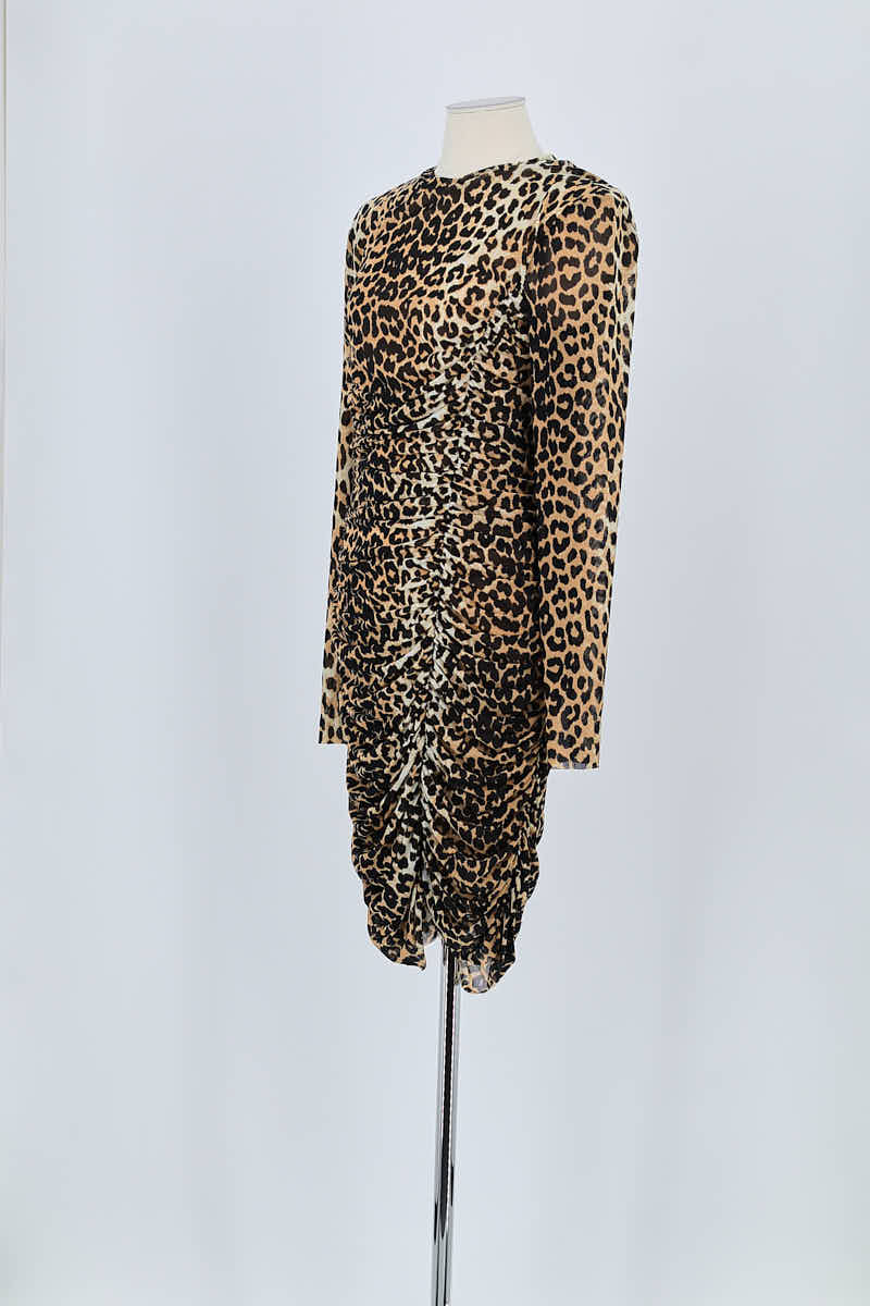 Robe GANNI - Seconde Main Marron