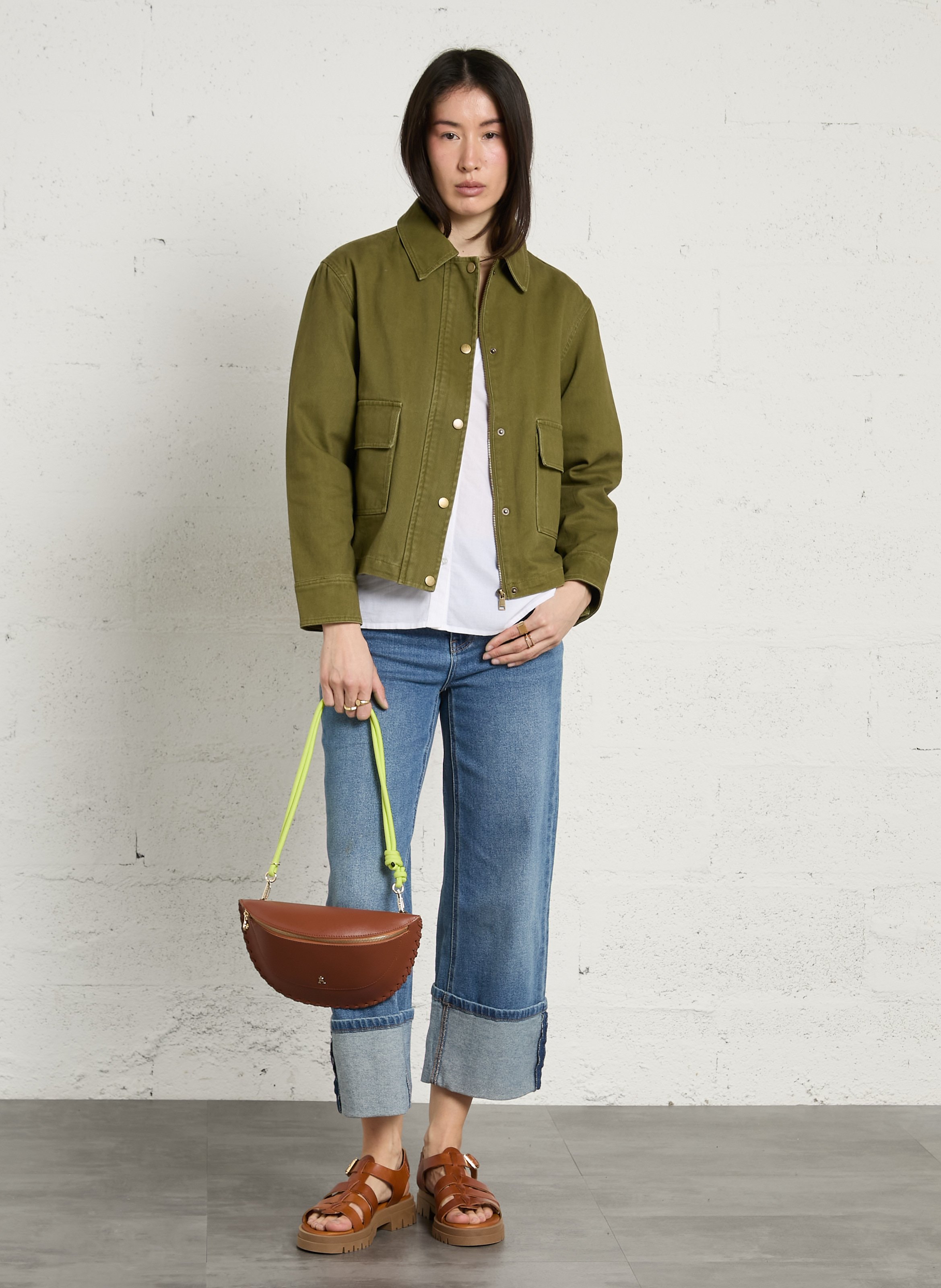 Sac banane en cuir  CRAIE STUDIO Marron